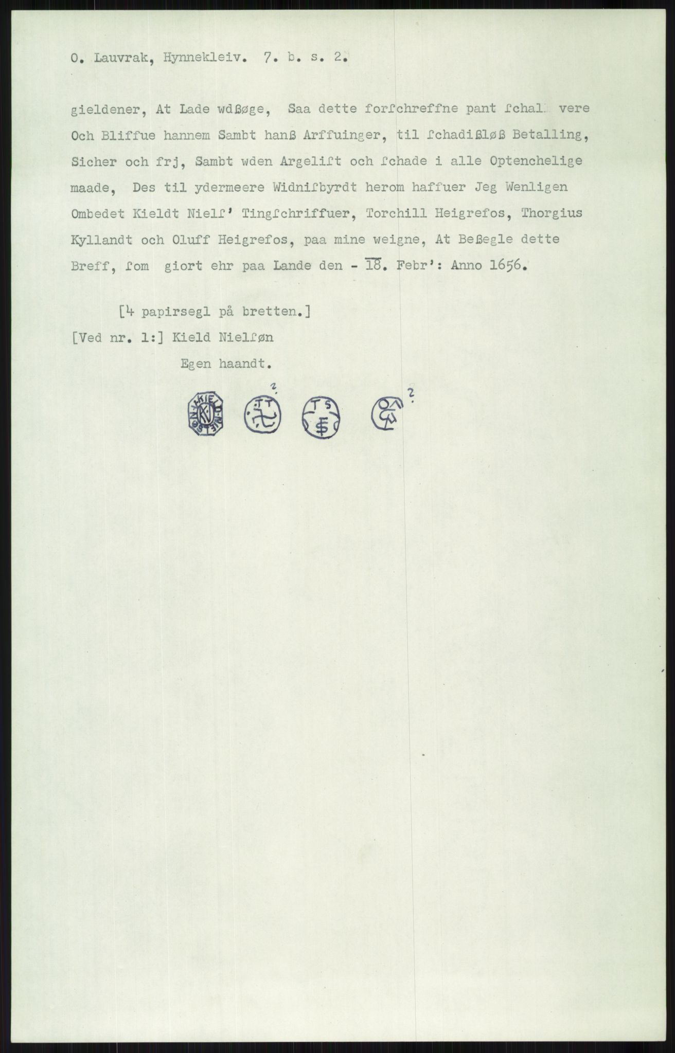 Samlinger til kildeutgivelse, Diplomavskriftsamlingen, AV/RA-EA-4053/H/Ha, p. 3101