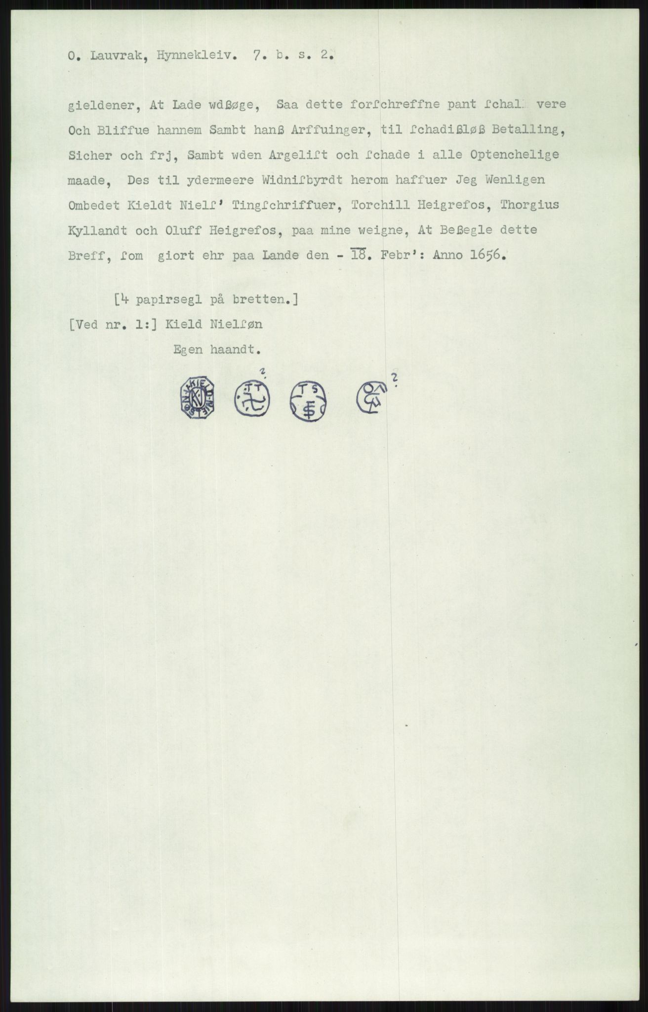 Samlinger til kildeutgivelse, Diplomavskriftsamlingen, AV/RA-EA-4053/H/Ha, p. 3101