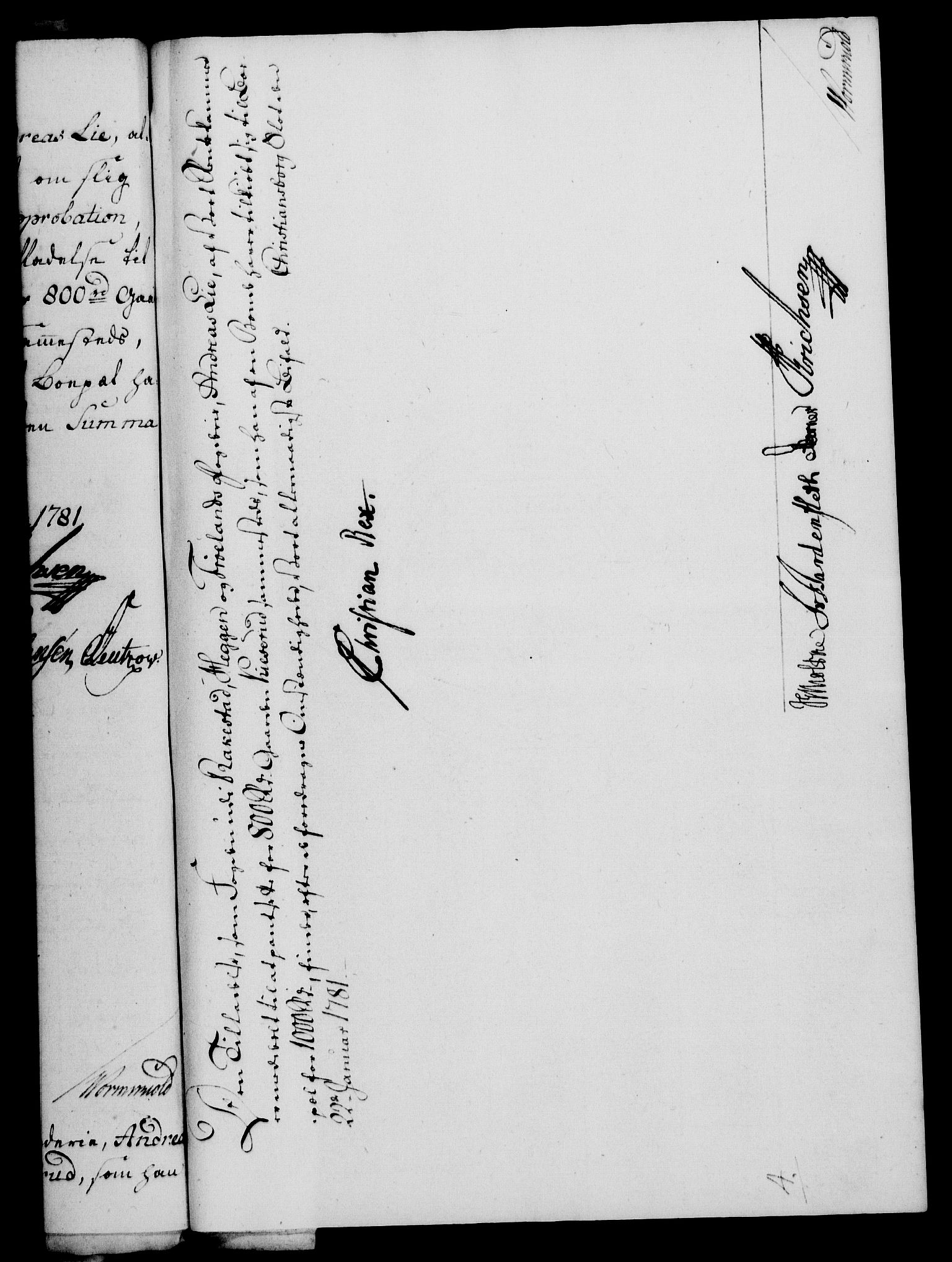 Rentekammeret, Kammerkanselliet, AV/RA-EA-3111/G/Gf/Gfa/L0063: Norsk relasjons- og resolusjonsprotokoll (merket RK 52.63), 1781, p. 54