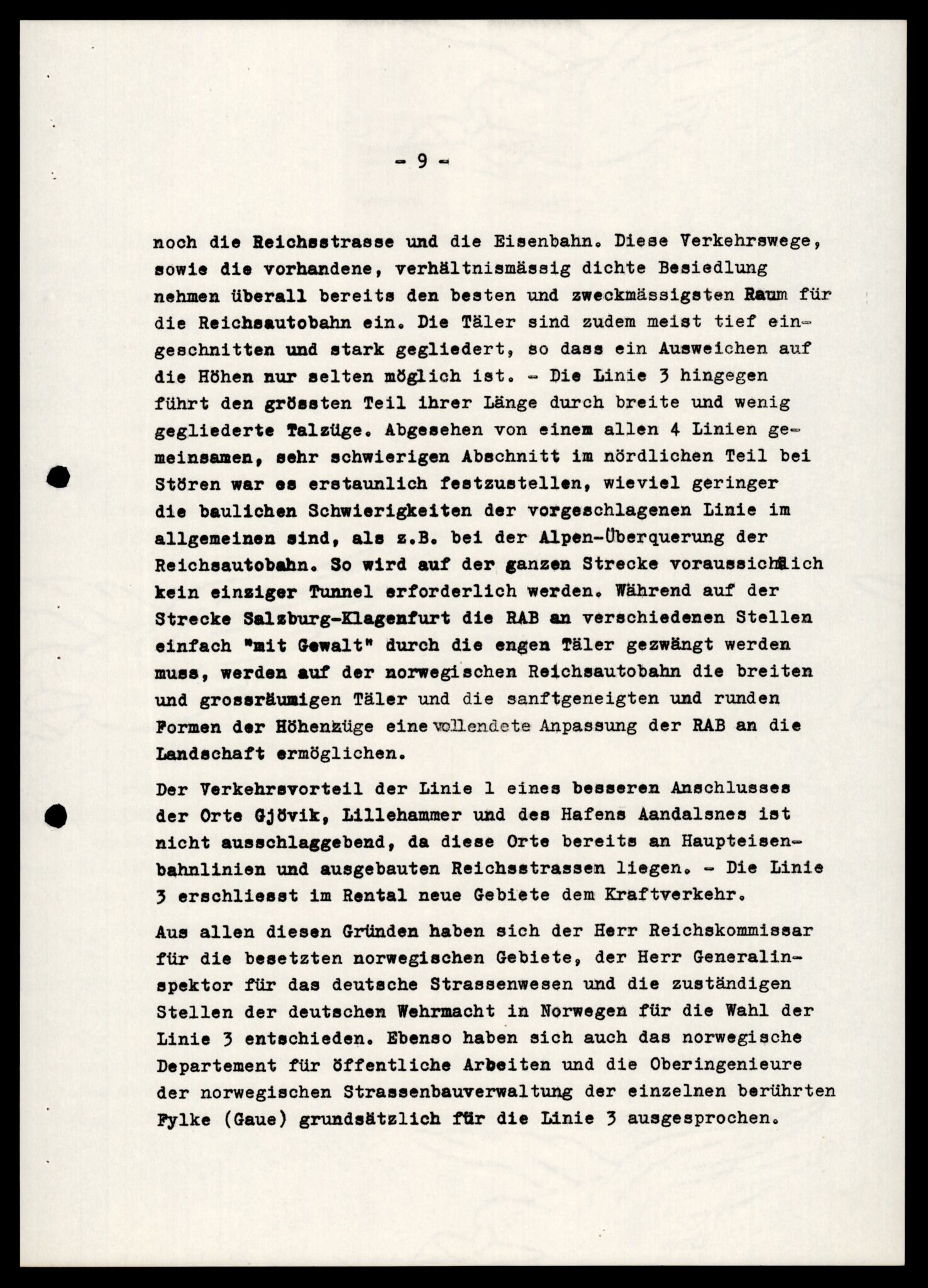 Forsvarets Overkommando. 2 kontor. Arkiv 11.4. Spredte tyske arkivsaker, AV/RA-RAFA-7031/D/Dar/Darb/L0001: Reichskommissariat - Hauptabteilung Technik und Verkehr, 1940-1944, p. 47