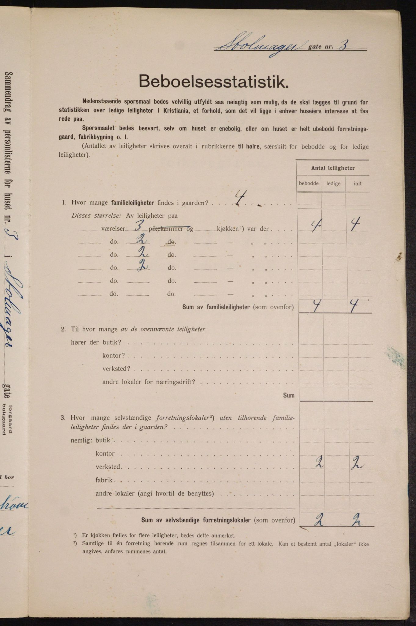 OBA, Municipal Census 1913 for Kristiania, 1913, p. 102673