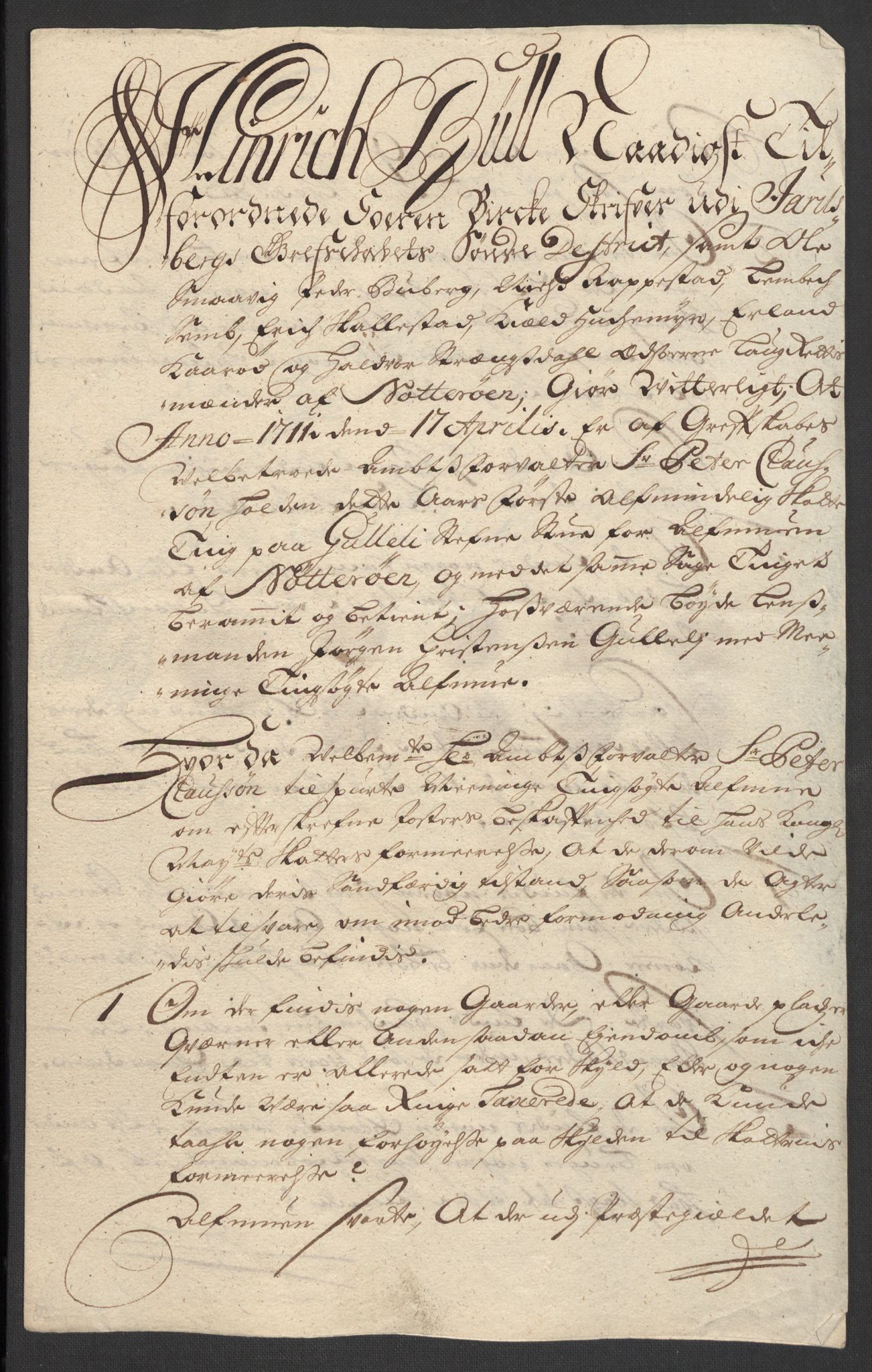 Rentekammeret inntil 1814, Reviderte regnskaper, Fogderegnskap, RA/EA-4092/R32/L1876: Fogderegnskap Jarlsberg grevskap, 1711, p. 356