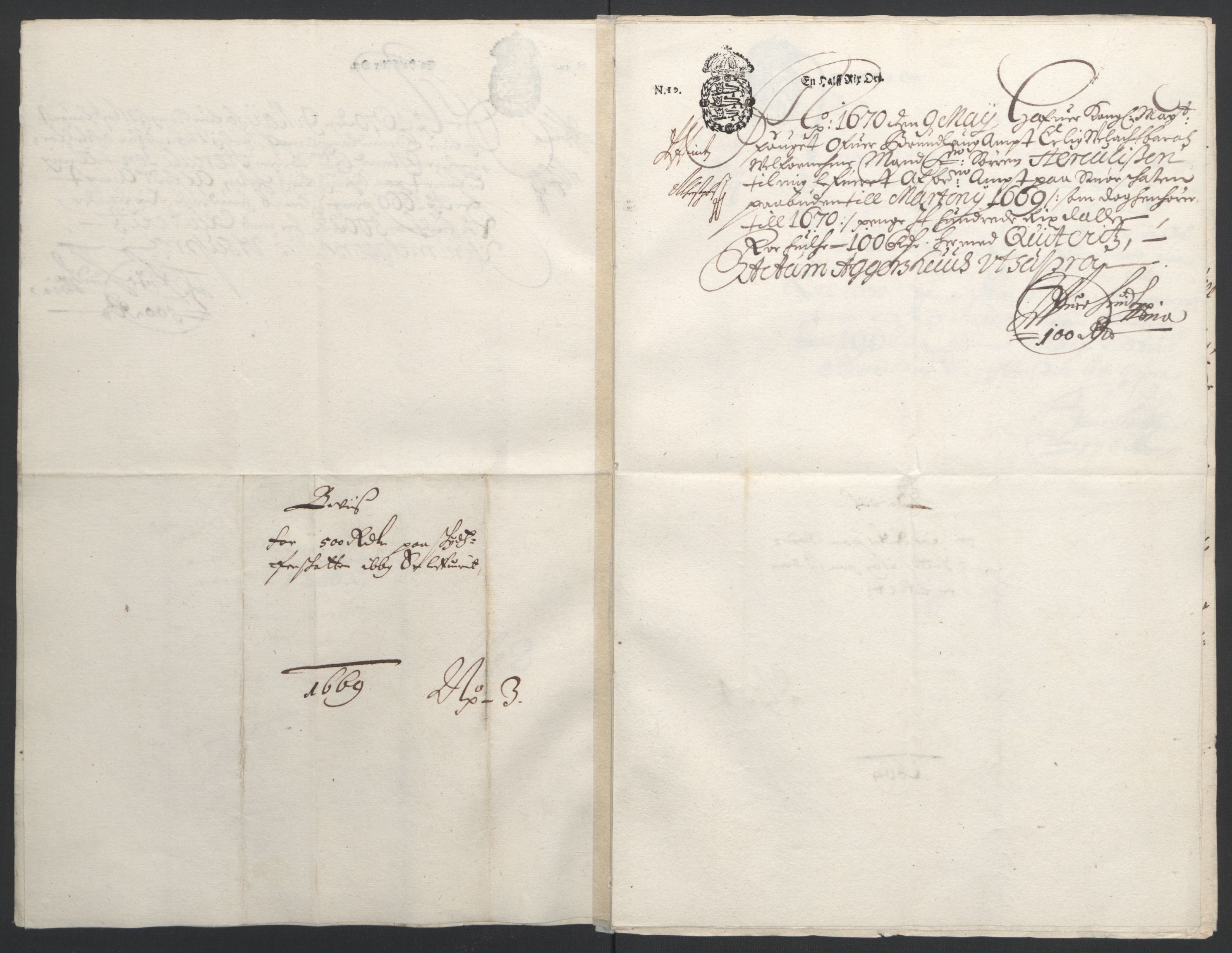 Rentekammeret inntil 1814, Reviderte regnskaper, Fogderegnskap, AV/RA-EA-4092/R33/L1965: Fogderegnskap Larvik grevskap, 1669-1670, p. 31