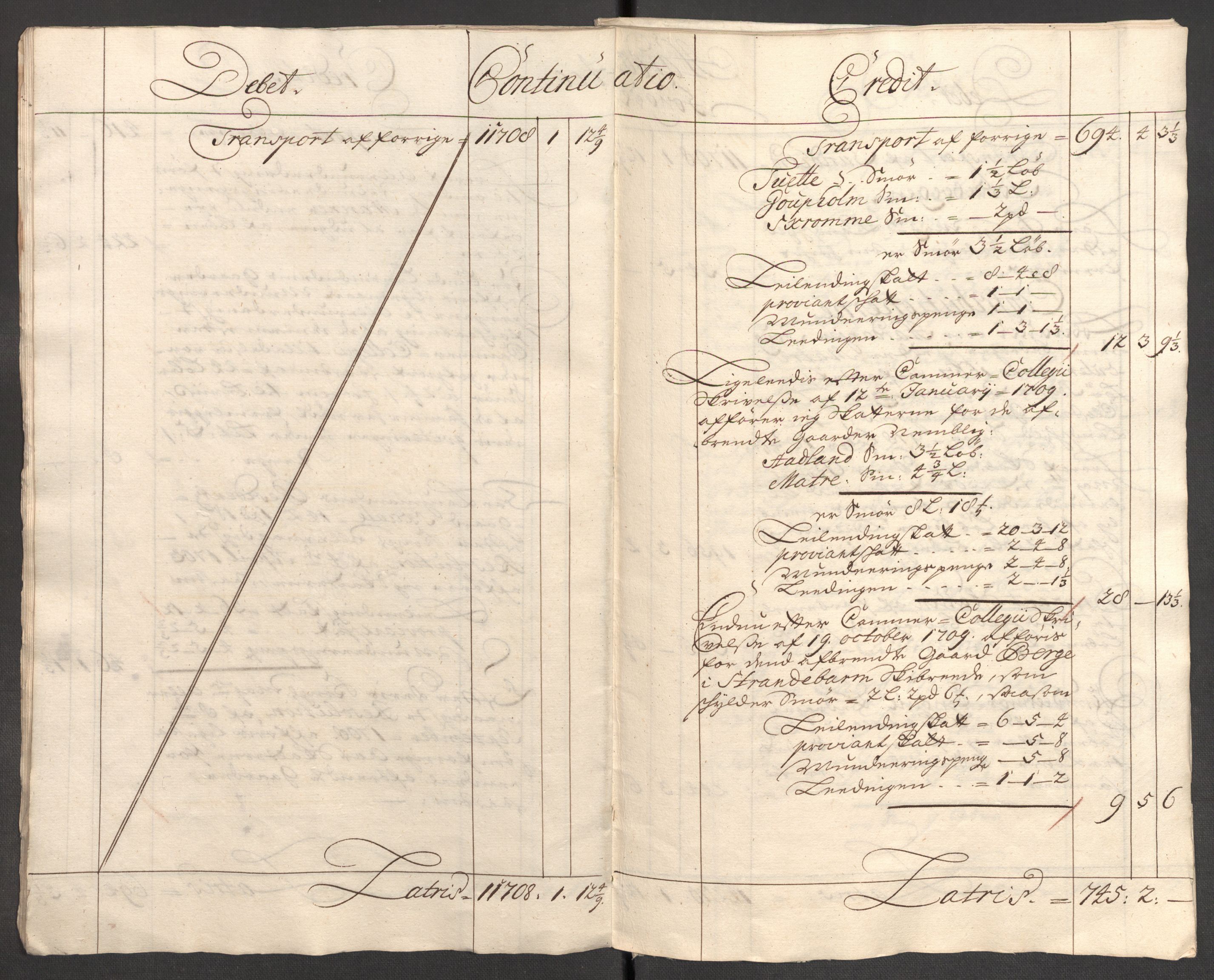 Rentekammeret inntil 1814, Reviderte regnskaper, Fogderegnskap, AV/RA-EA-4092/R48/L2986: Fogderegnskap Sunnhordland og Hardanger, 1709-1710, p. 14