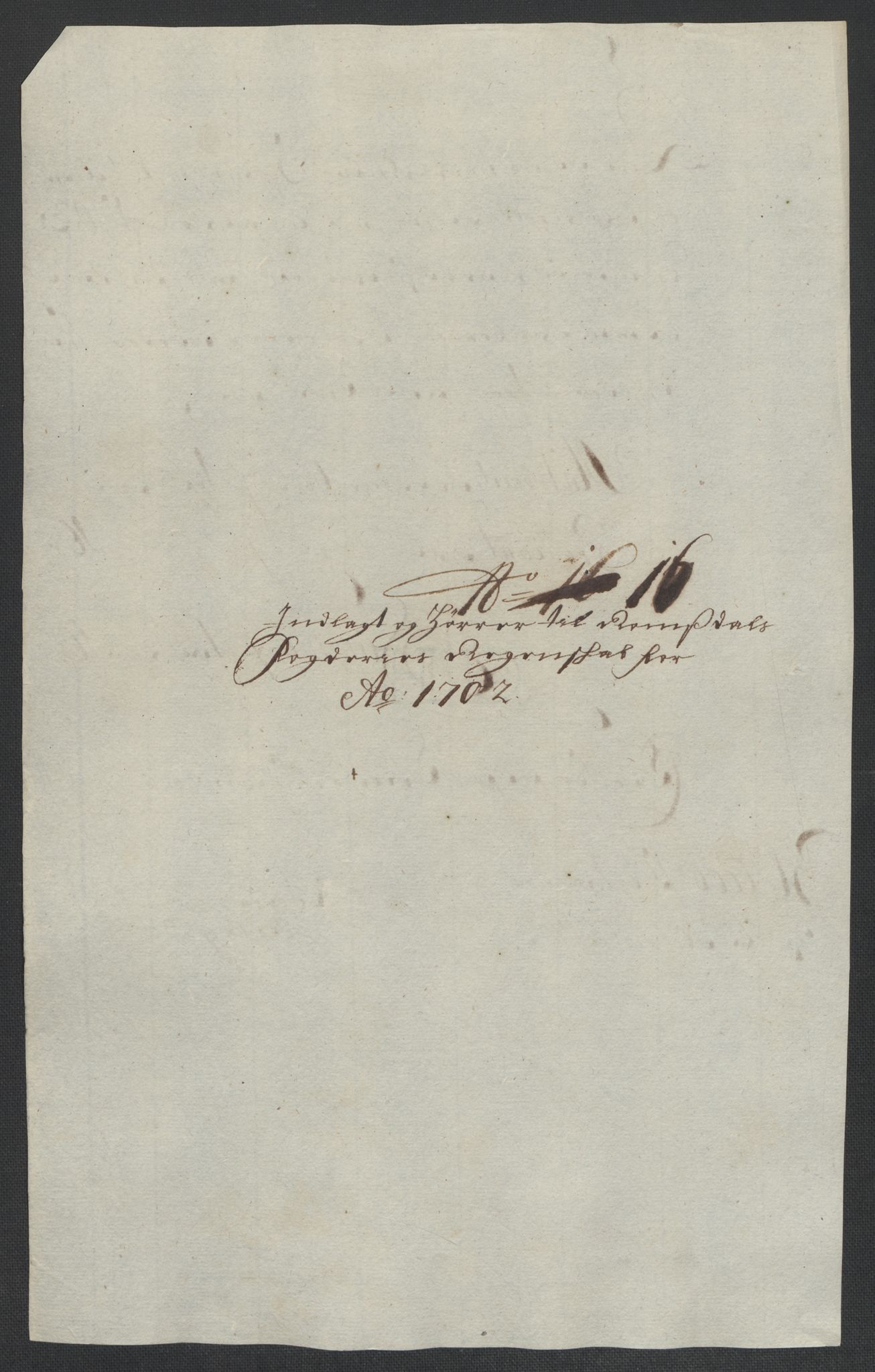 Rentekammeret inntil 1814, Reviderte regnskaper, Fogderegnskap, AV/RA-EA-4092/R55/L3655: Fogderegnskap Romsdal, 1701-1702, p. 302