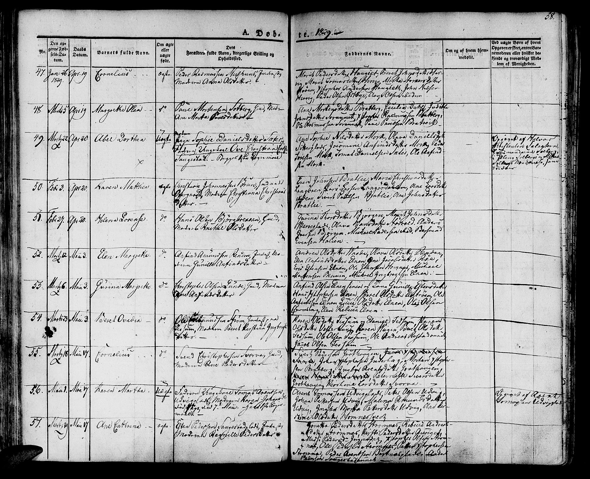 Ministerialprotokoller, klokkerbøker og fødselsregistre - Nord-Trøndelag, SAT/A-1458/741/L0390: Parish register (official) no. 741A04, 1822-1836, p. 58