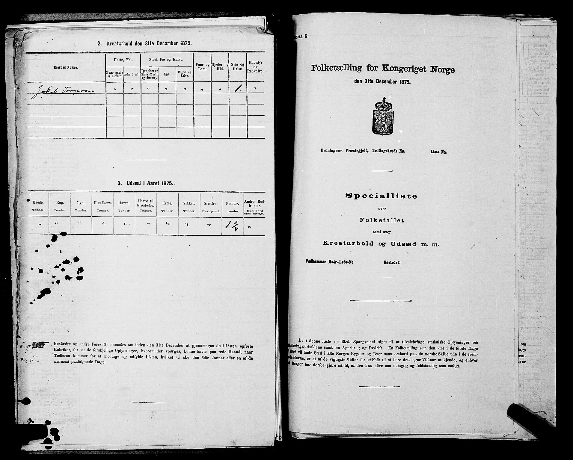 SAKO, 1875 census for 0818P Solum, 1875, p. 472