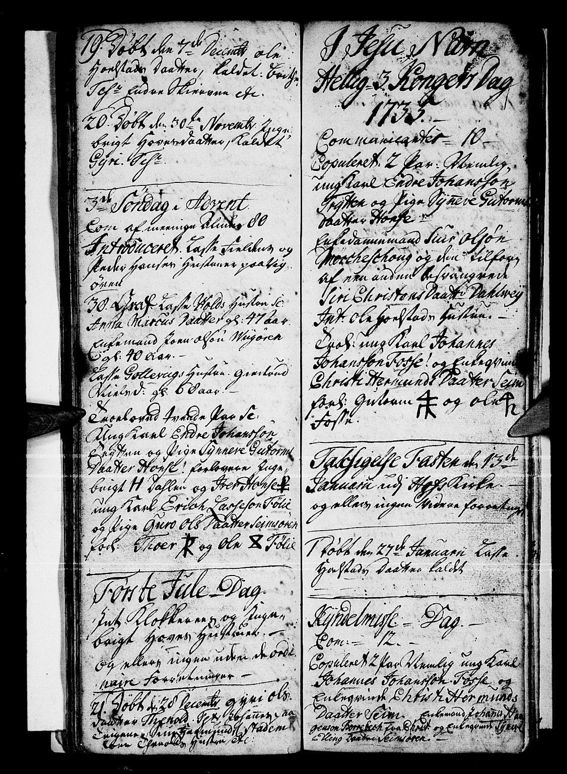 Vik sokneprestembete, SAB/A-81501: Parish register (official) no. A 1 /1, 1727-1740, p. 44