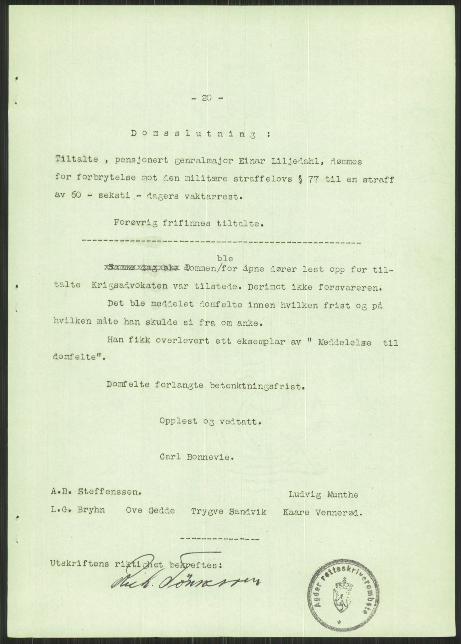 Forsvaret, Forsvarets krigshistoriske avdeling, AV/RA-RAFA-2017/Y/Yb/L0086: II-C-11-300  -  3. Divisjon., 1946-1955, p. 97