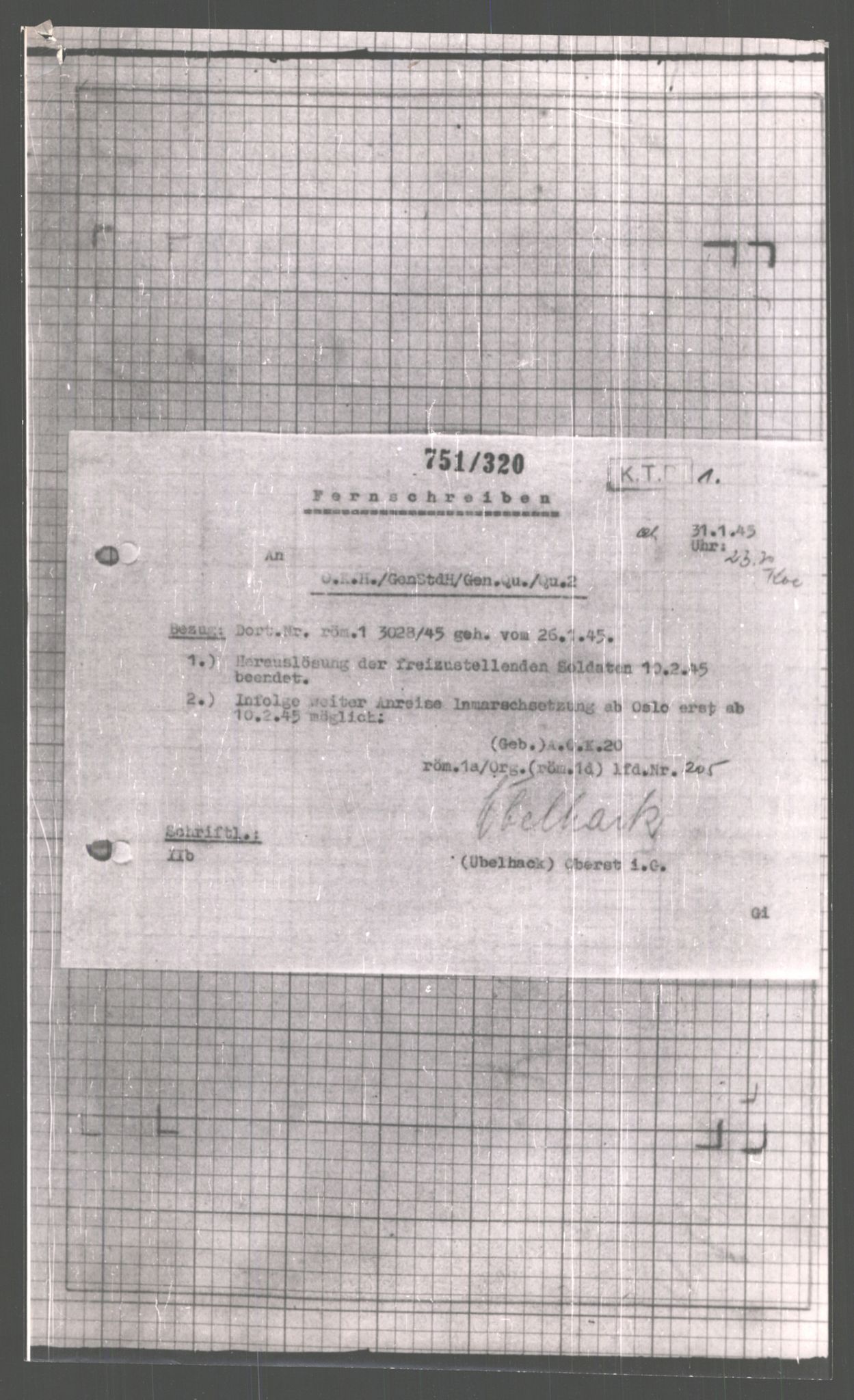 Forsvarets Overkommando. 2 kontor. Arkiv 11.4. Spredte tyske arkivsaker, AV/RA-RAFA-7031/D/Dar/Dara/L0006: Krigsdagbøker for 20. Gebirgs-Armee-Oberkommando (AOK 20), 1945, p. 883