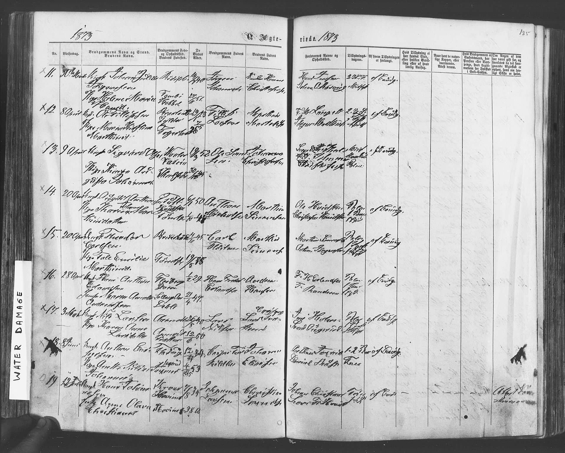 Vestby prestekontor Kirkebøker, AV/SAO-A-10893/F/Fa/L0008: Parish register (official) no. I 8, 1863-1877, p. 185