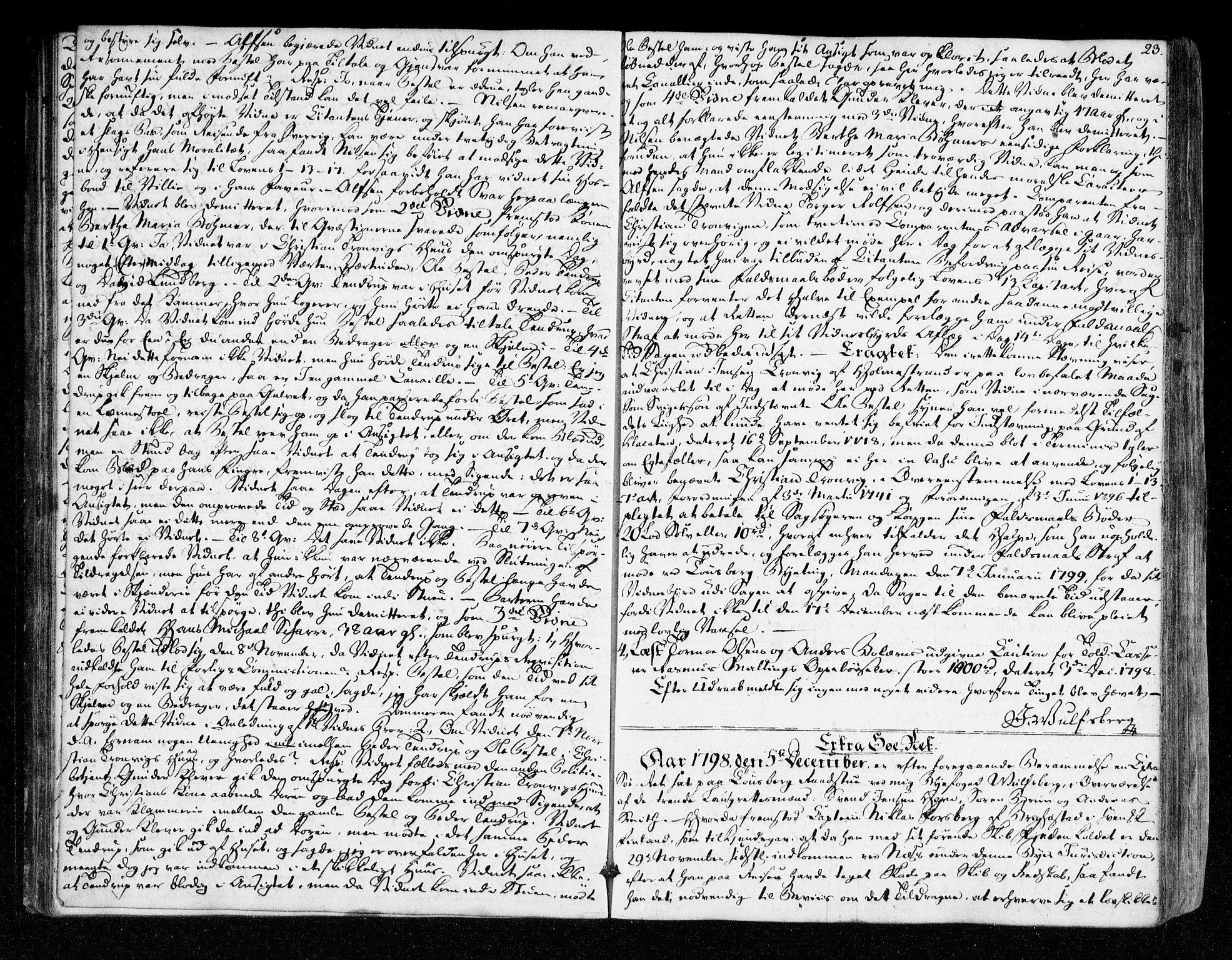 Tønsberg byfogd, AV/SAKO-A-224/F/Fa/L0021: Tingbok, 1798-1807, p. 23