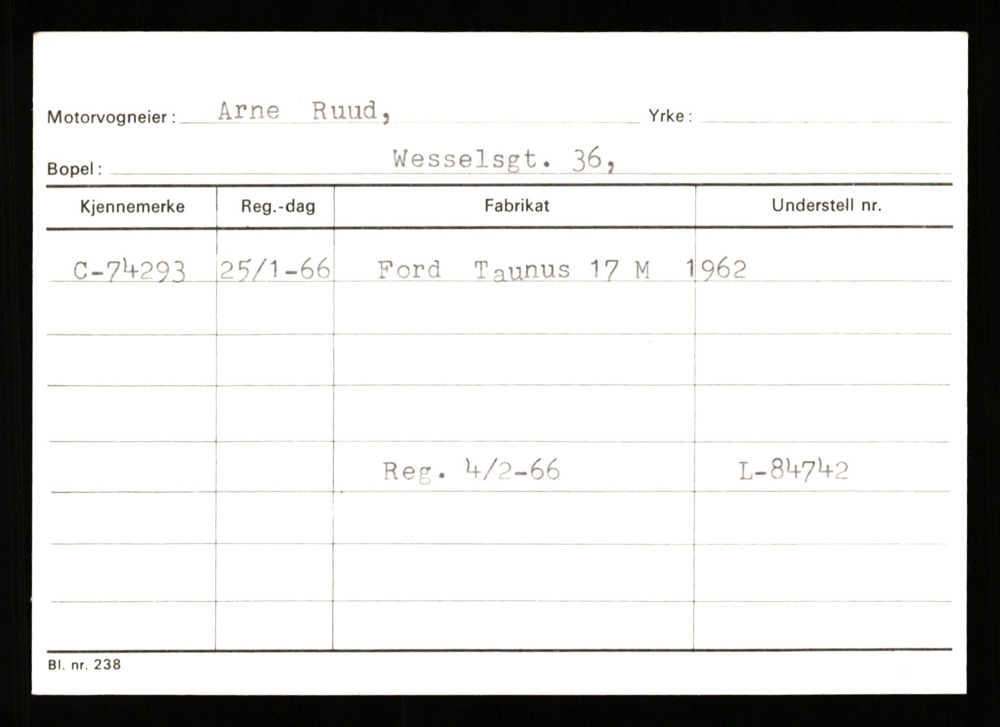 Stavanger trafikkstasjon, AV/SAST-A-101942/0/G/L0008: Registreringsnummer: 67519 - 84533, 1930-1971, p. 1005