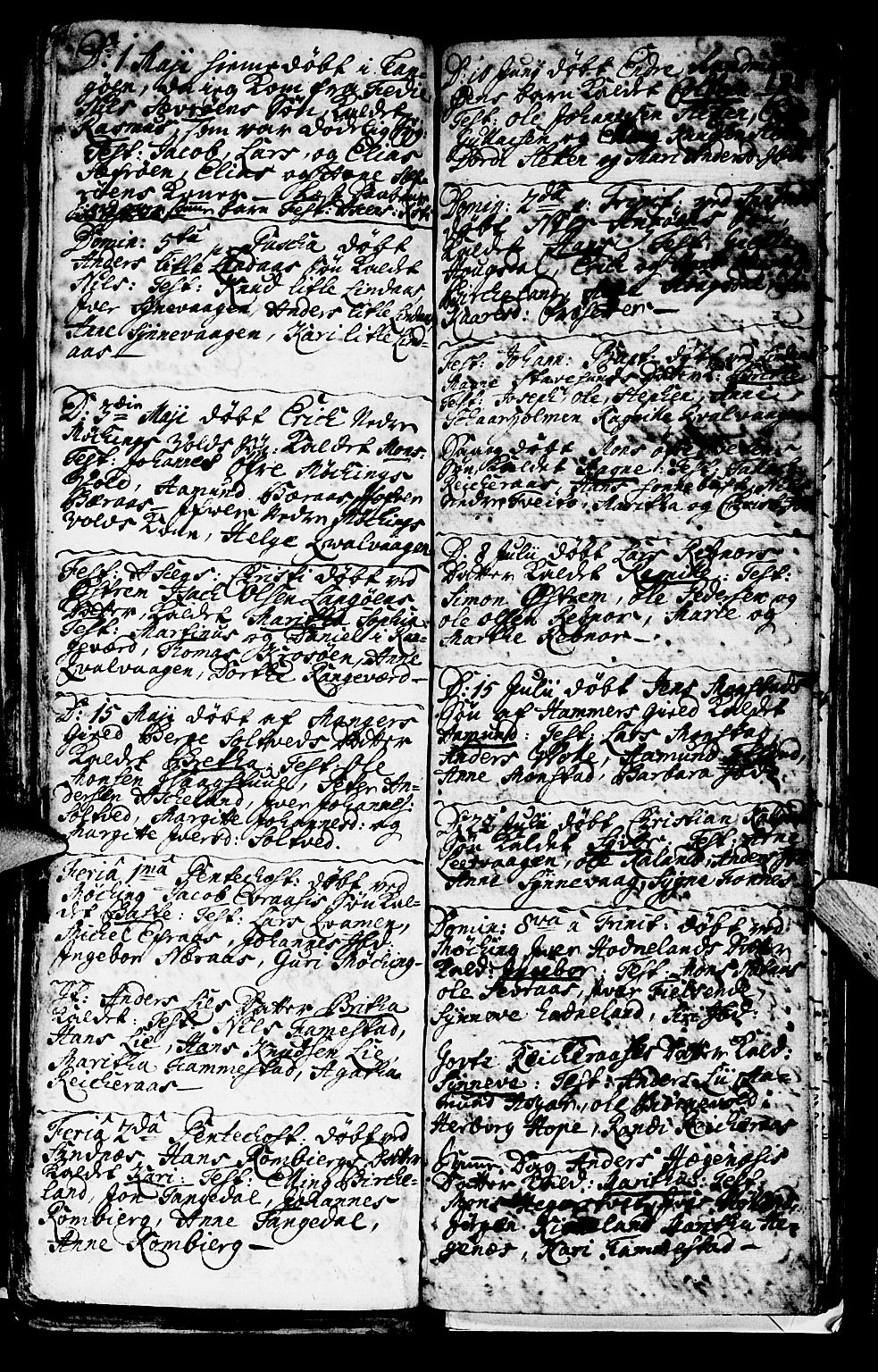 Lindås Sokneprestembete, SAB/A-76701/H/Haa: Parish register (official) no. A 1, 1699-1746, p. 188