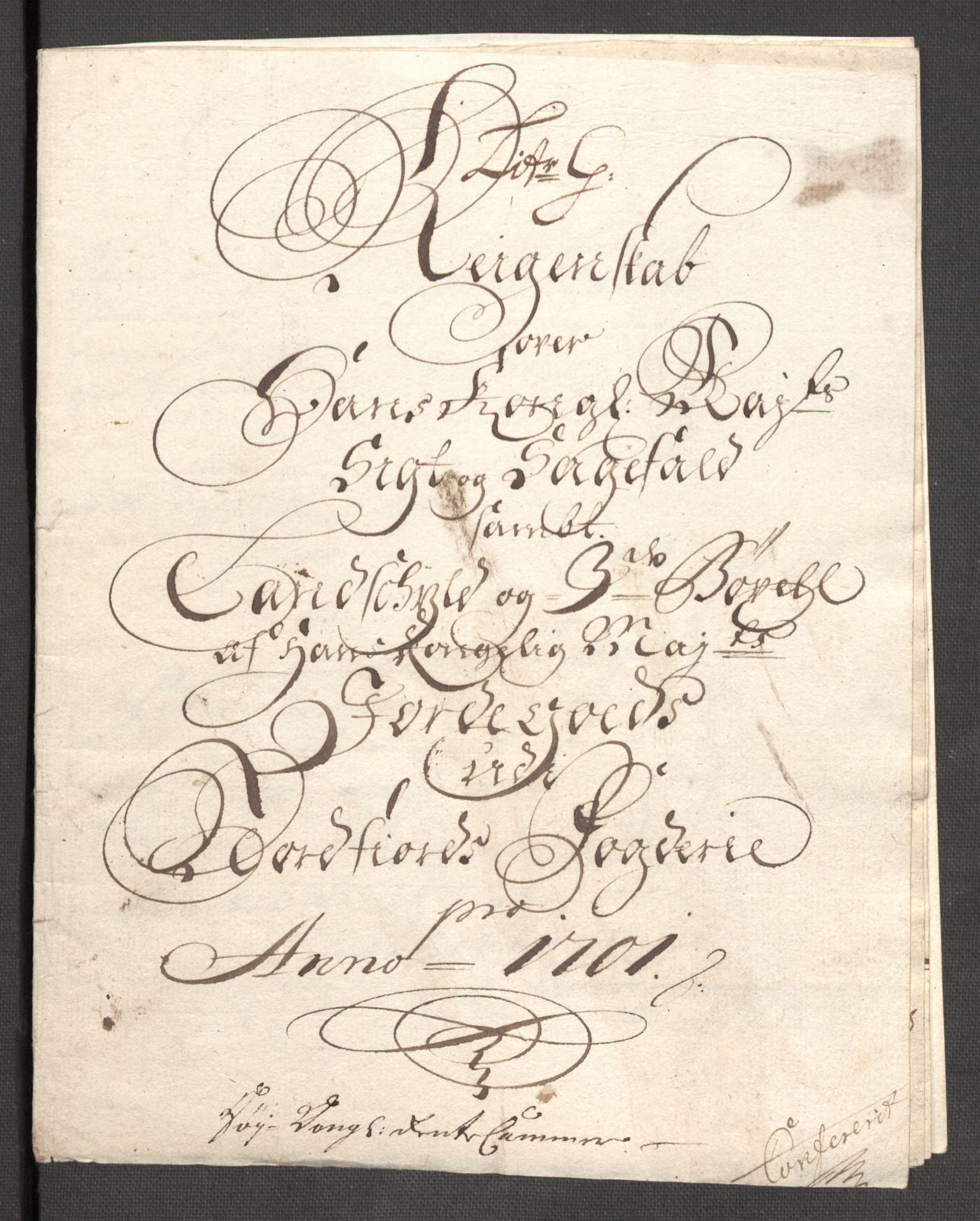 Rentekammeret inntil 1814, Reviderte regnskaper, Fogderegnskap, RA/EA-4092/R53/L3425: Fogderegnskap Sunn- og Nordfjord, 1700-1701, p. 406