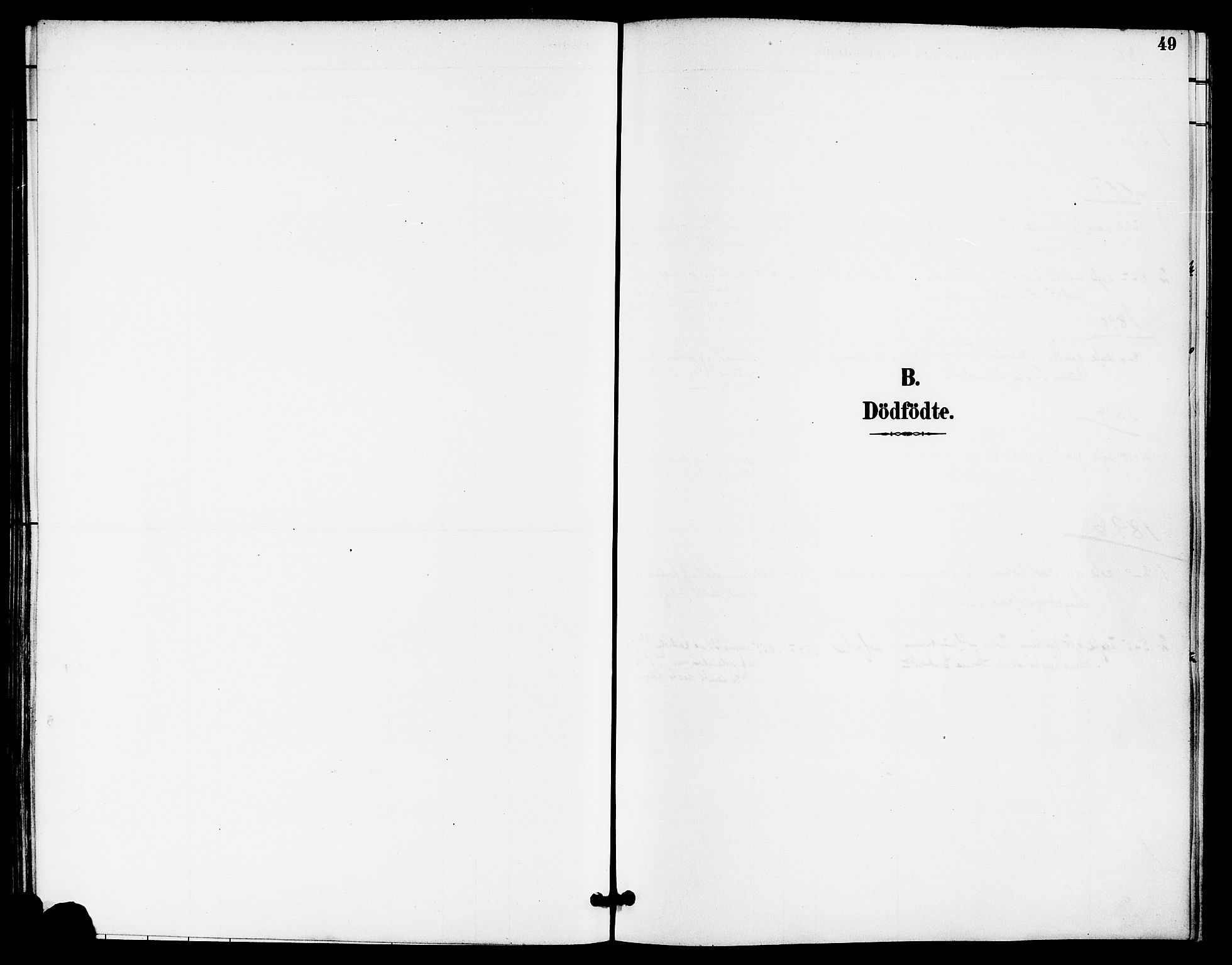 Høgsfjord sokneprestkontor, SAST/A-101624/H/Ha/Haa/L0005: Parish register (official) no. A 5, 1885-1897, p. 49