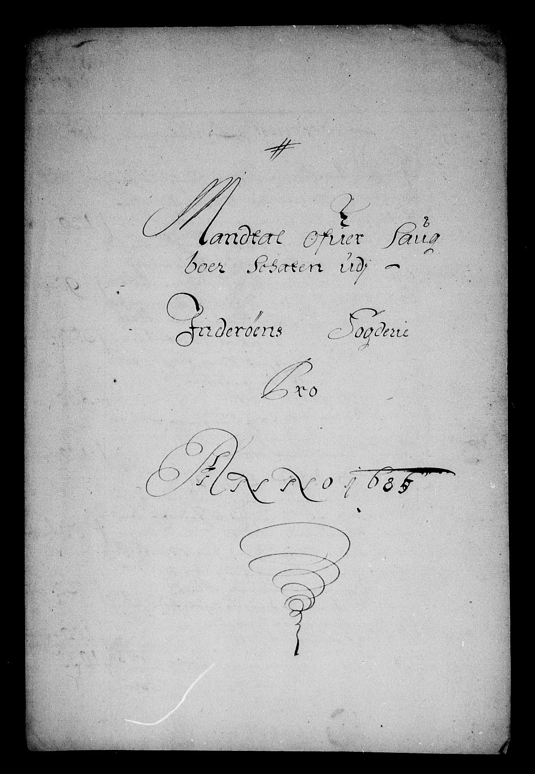 Rentekammeret inntil 1814, Reviderte regnskaper, Stiftamtstueregnskaper, Trondheim stiftamt og Nordland amt, AV/RA-EA-6044/R/Rg/L0080: Trondheim stiftamt og Nordland amt, 1685