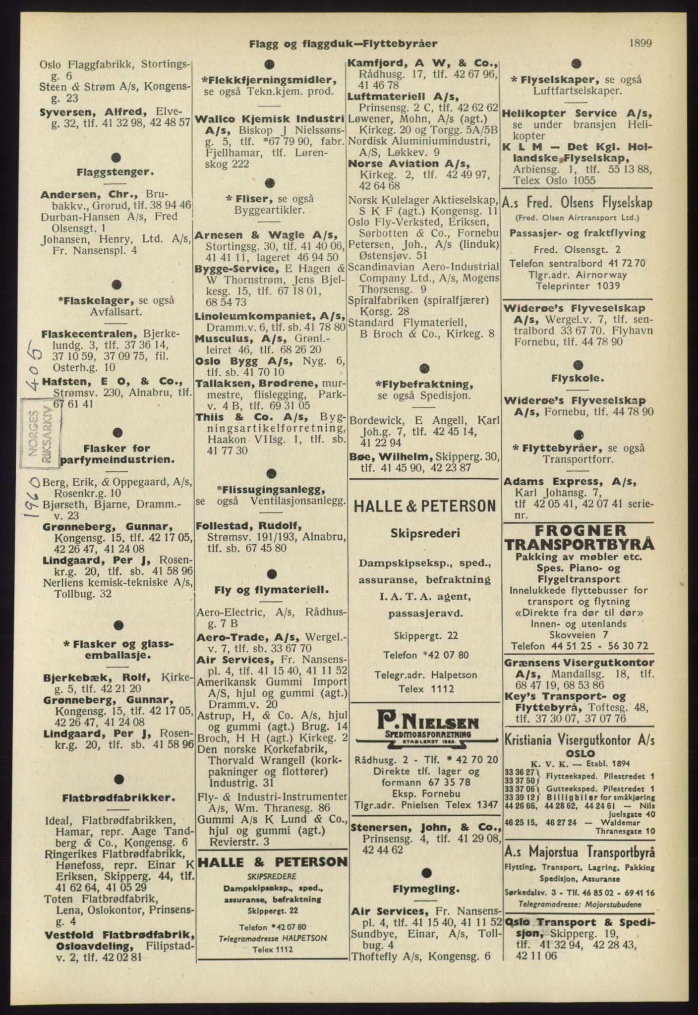 Kristiania/Oslo adressebok, PUBL/-, 1960-1961, p. 1899