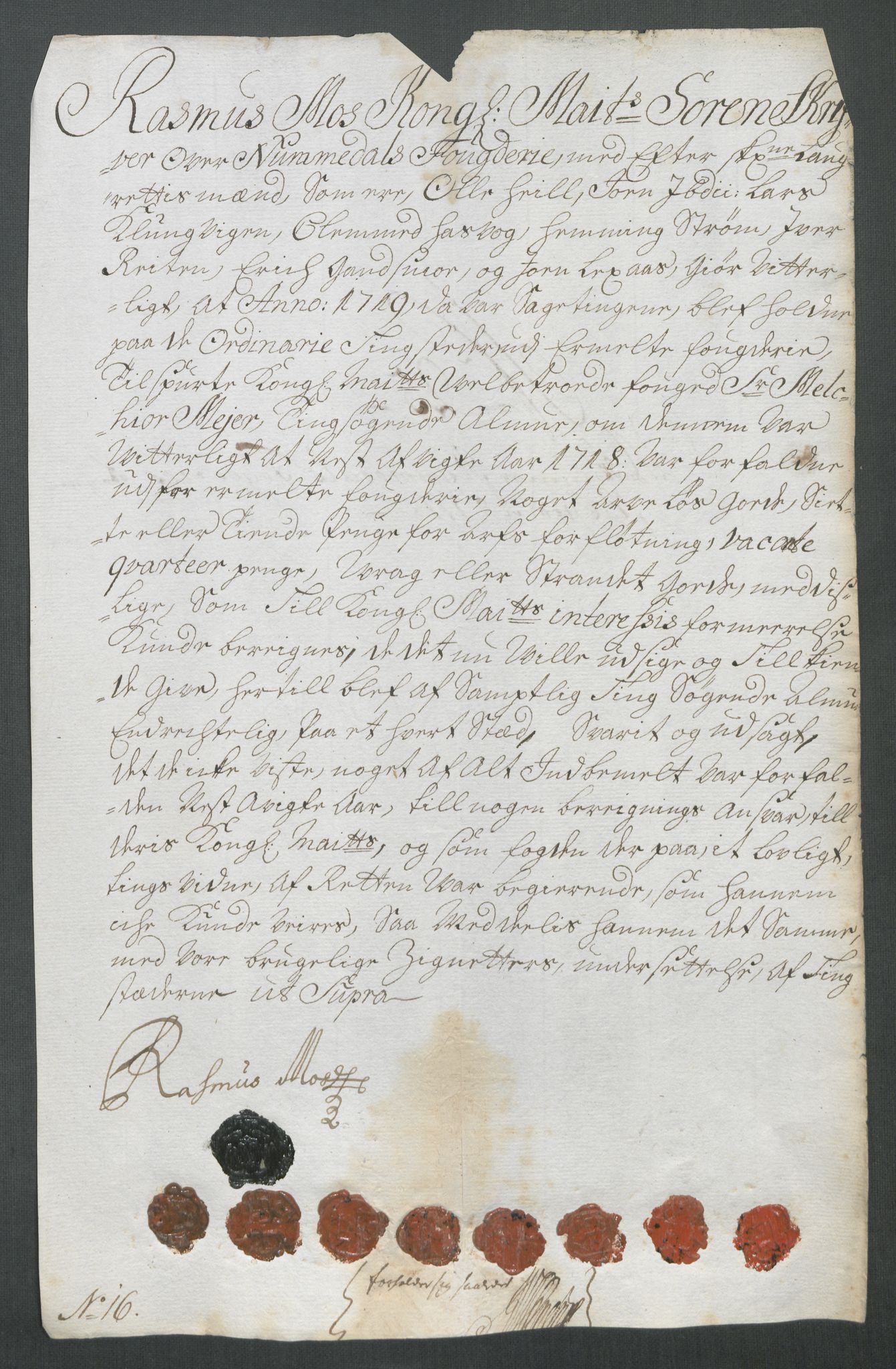 Rentekammeret inntil 1814, Reviderte regnskaper, Fogderegnskap, AV/RA-EA-4092/R64/L4439: Fogderegnskap Namdal, 1718, p. 188