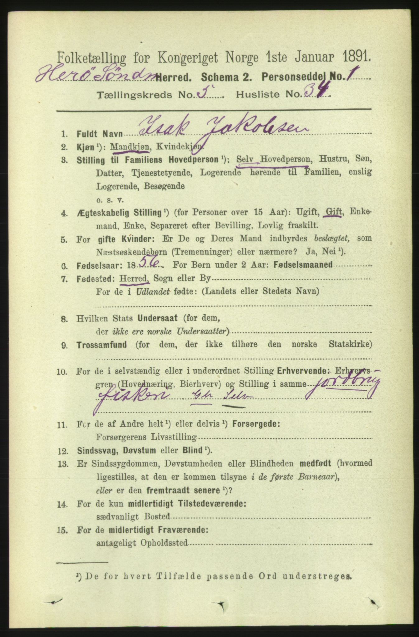 RA, 1891 census for 1515 Herøy, 1891, p. 2148