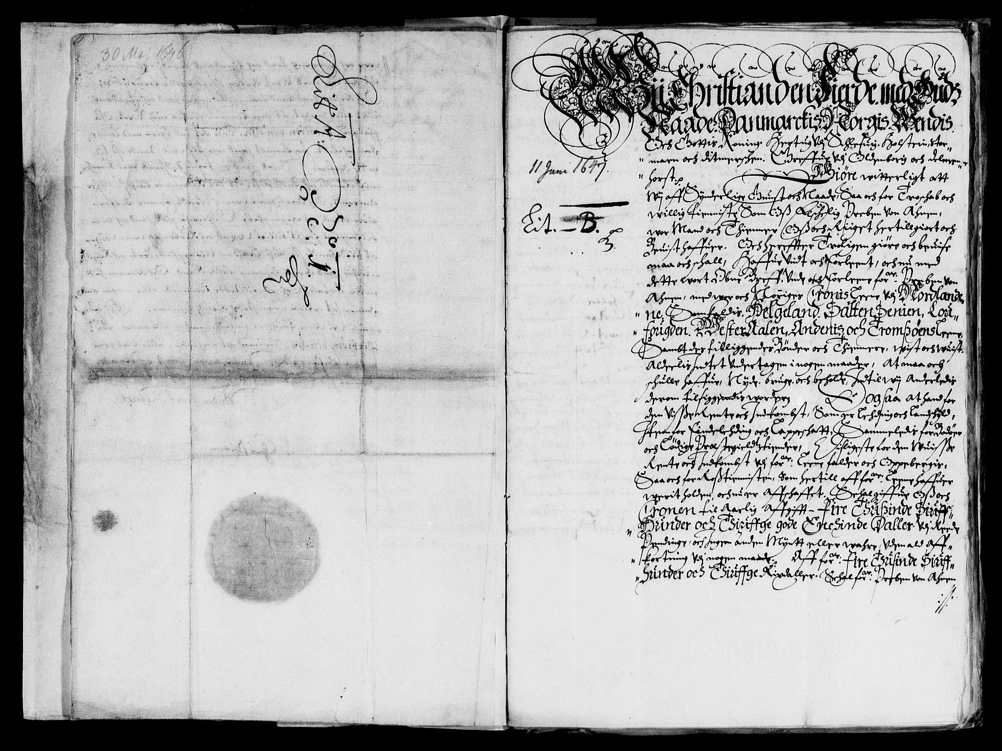 Rentekammeret inntil 1814, Reviderte regnskaper, Lensregnskaper, AV/RA-EA-5023/R/Rb/Rbz/L0038: Nordlandenes len, 1646-1661