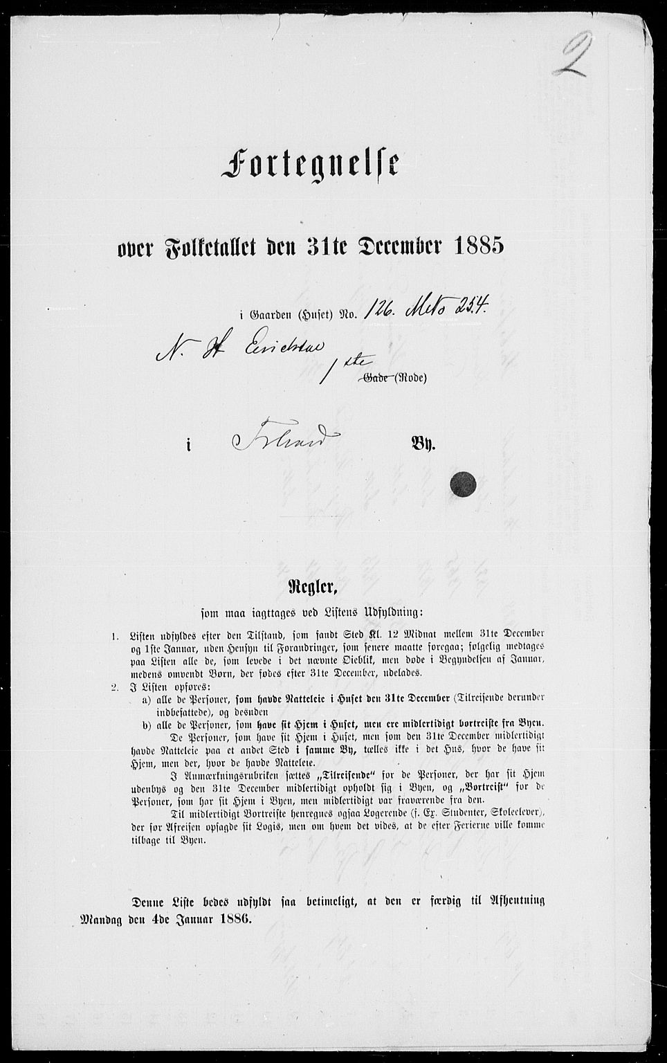 RA, 1885 census for 0101 Fredrikshald, 1885, p. 28