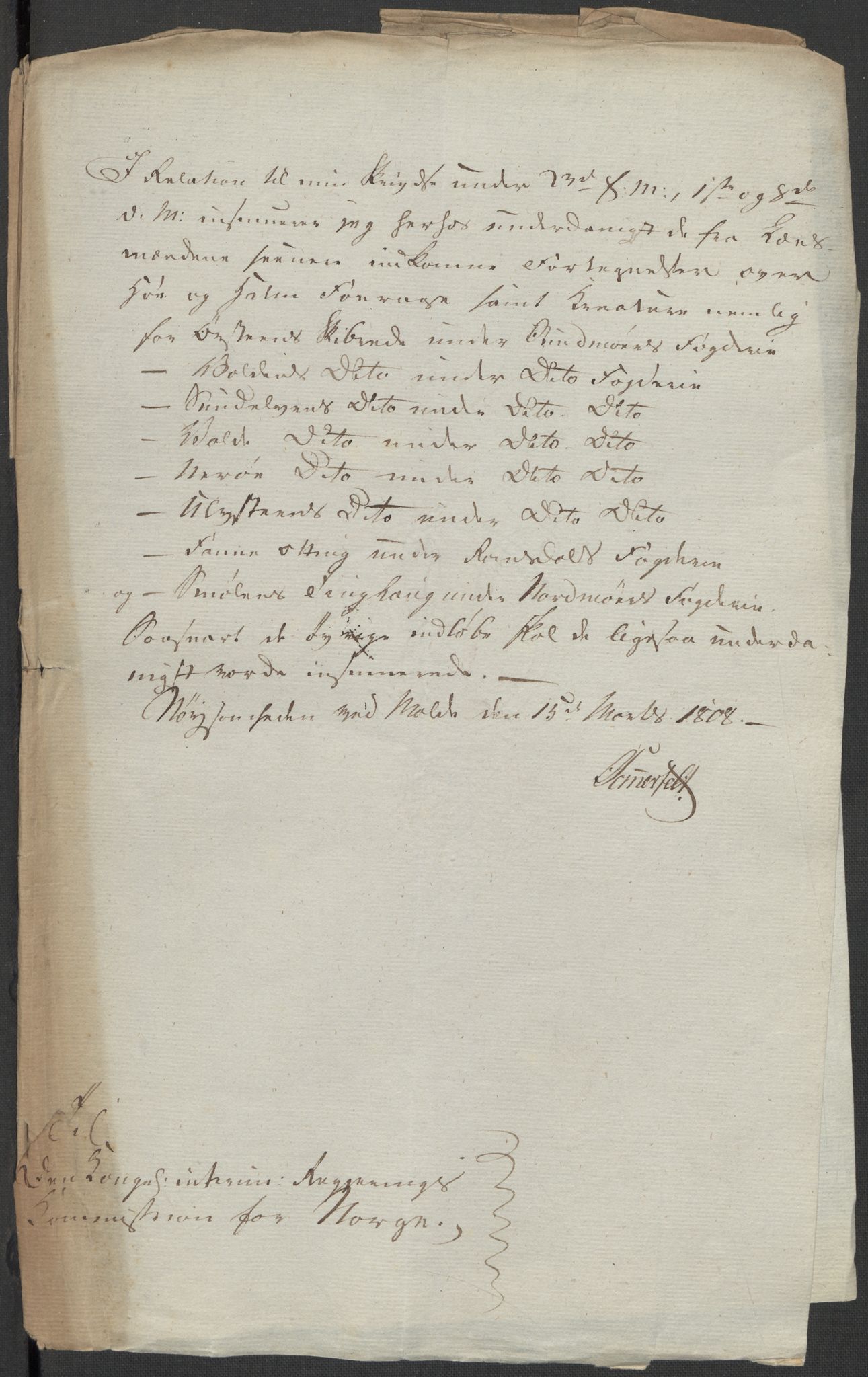 Regjeringskommisjonen 1807-1810, 1. kontor/byrå, RA/EA-2871/Dd/L0011: Kreatur og fôr: Opptelling i Nordre Bergenhus og Romsdal amt, 1808, p. 284