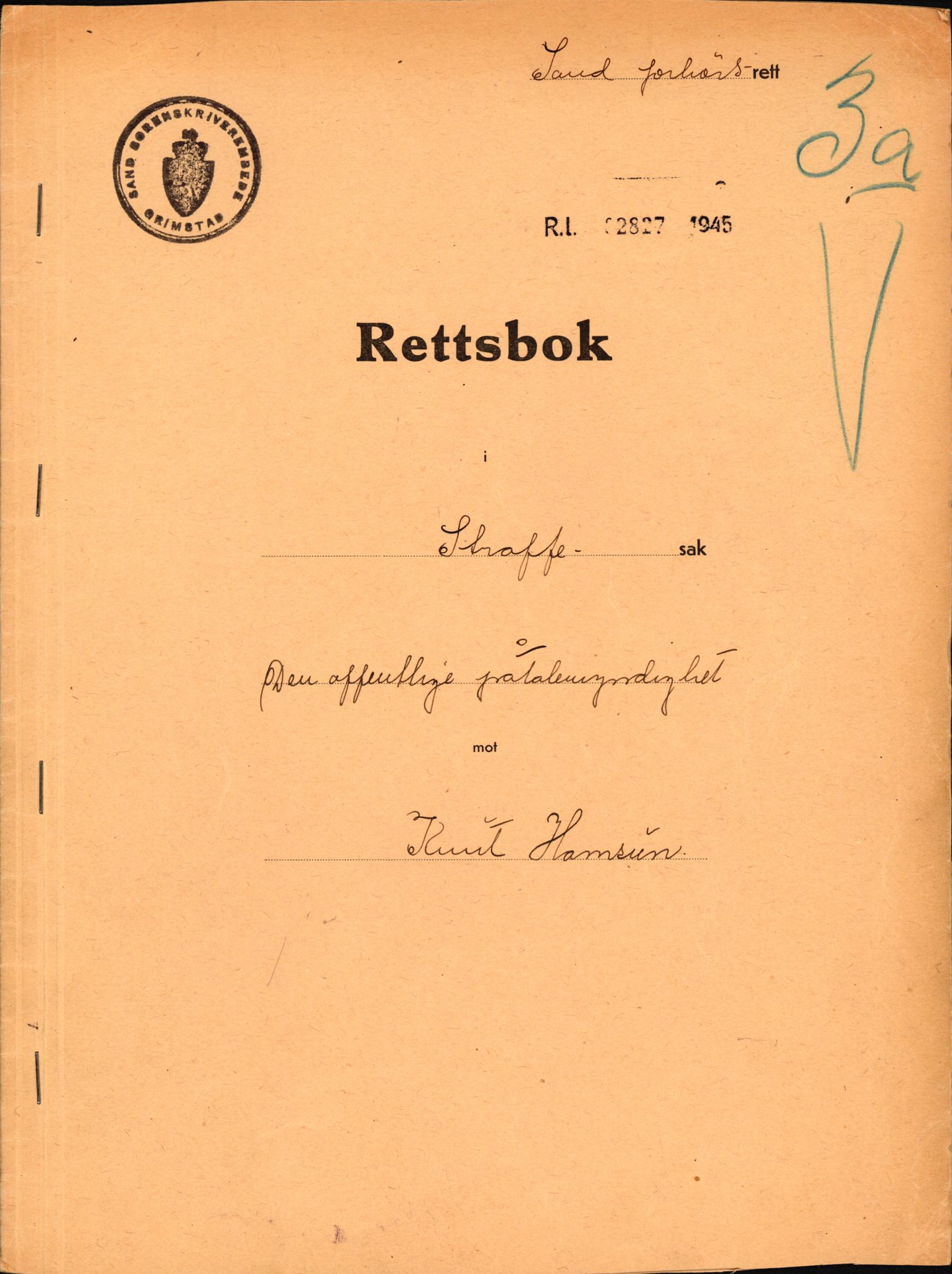 Landssvikarkivet, Arendal politikammer, RA/S-3138-25/D/Dc/L0029: Anr. 192/45, 1945-1951, p. 39