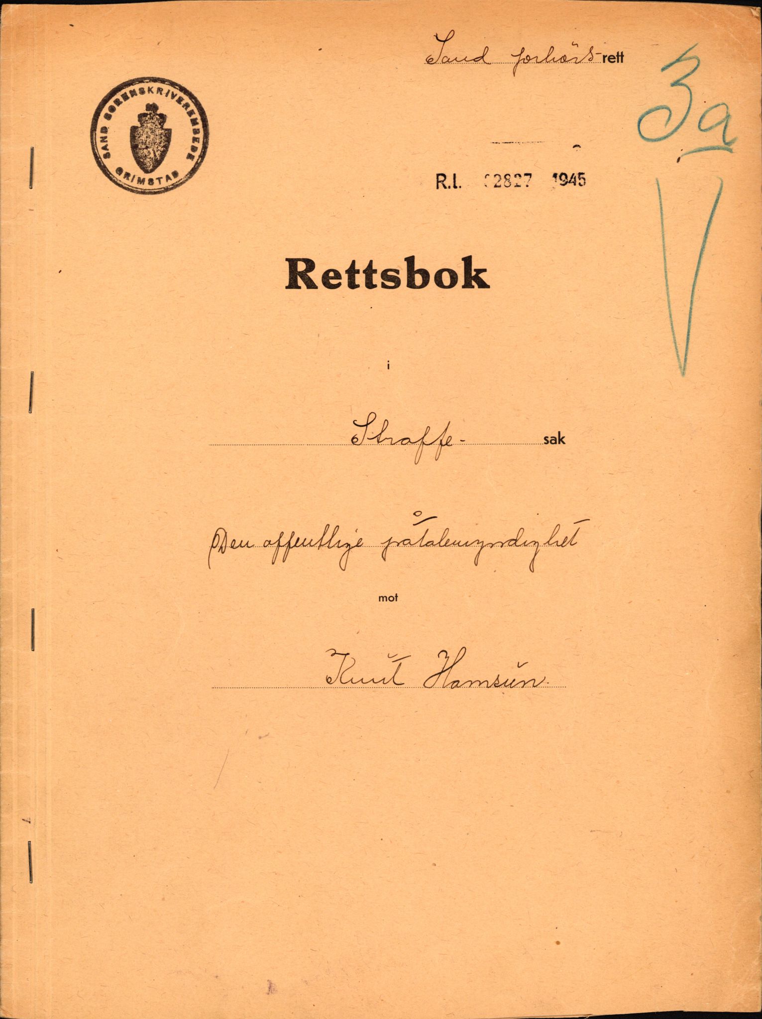 Landssvikarkivet, Arendal politikammer, AV/RA-S-3138-25/D/Dc, 1945-1951, p. 39