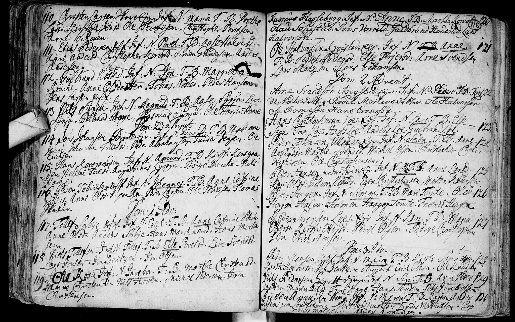 Eiker kirkebøker, AV/SAKO-A-4/F/Fa/L0003: Parish register (official) no. I 3, 1724-1753, p. 116