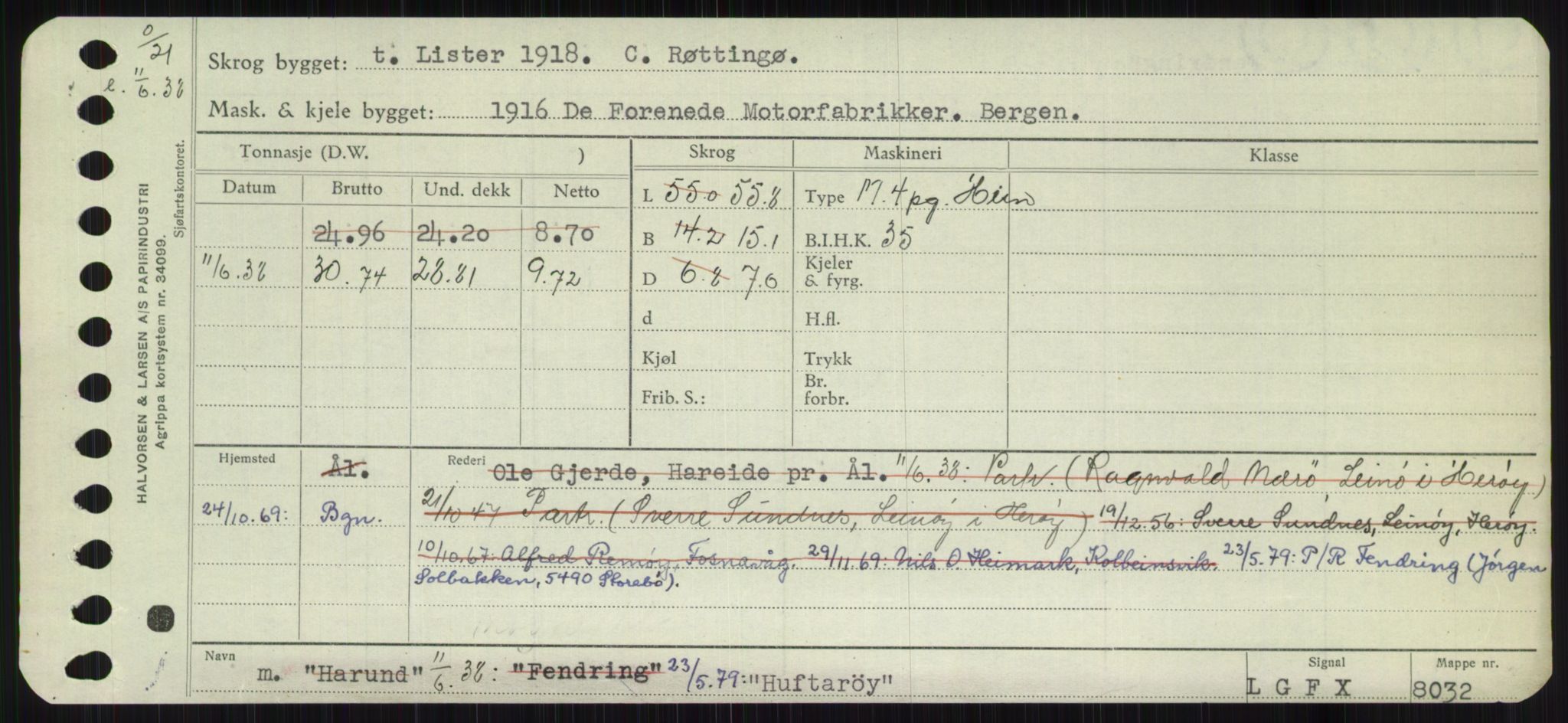 Sjøfartsdirektoratet med forløpere, Skipsmålingen, AV/RA-S-1627/H/Ha/L0003/0001: Fartøy, Hilm-Mar / Fartøy, Hilm-Kol, p. 113