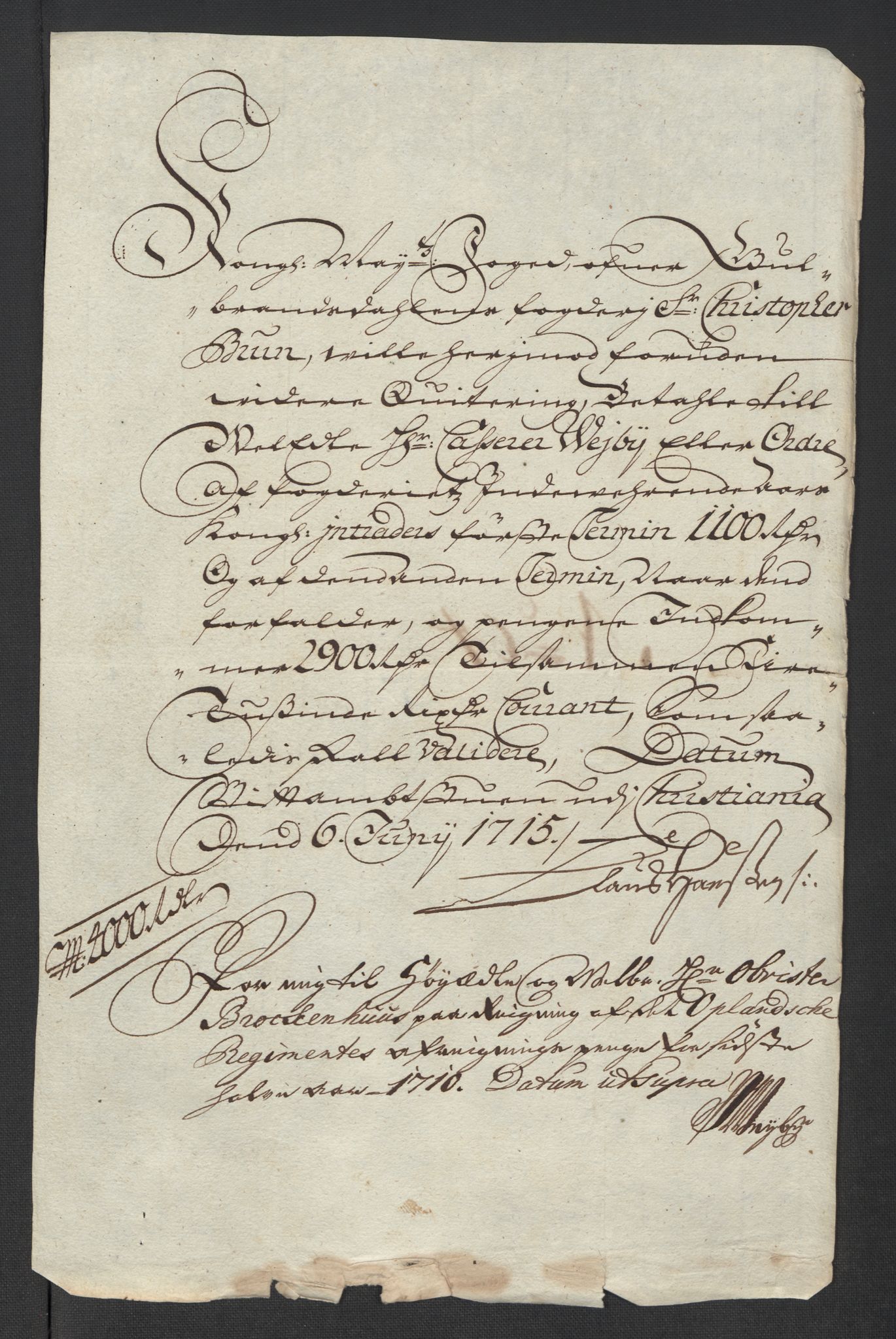 Rentekammeret inntil 1814, Reviderte regnskaper, Fogderegnskap, AV/RA-EA-4092/R17/L1184: Fogderegnskap Gudbrandsdal, 1715, p. 278