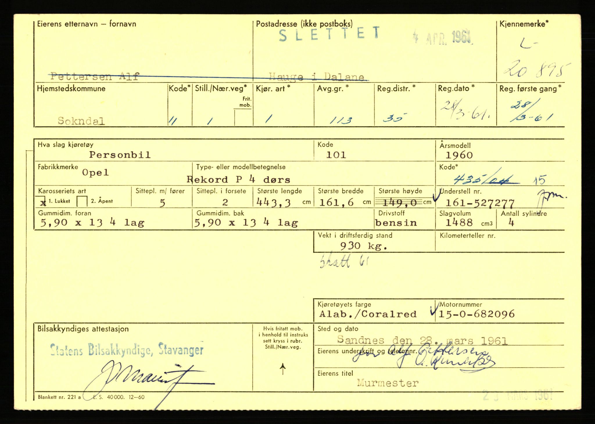 Stavanger trafikkstasjon, AV/SAST-A-101942/0/F/L0037: L-20500 - L-21499, 1930-1971, p. 1323