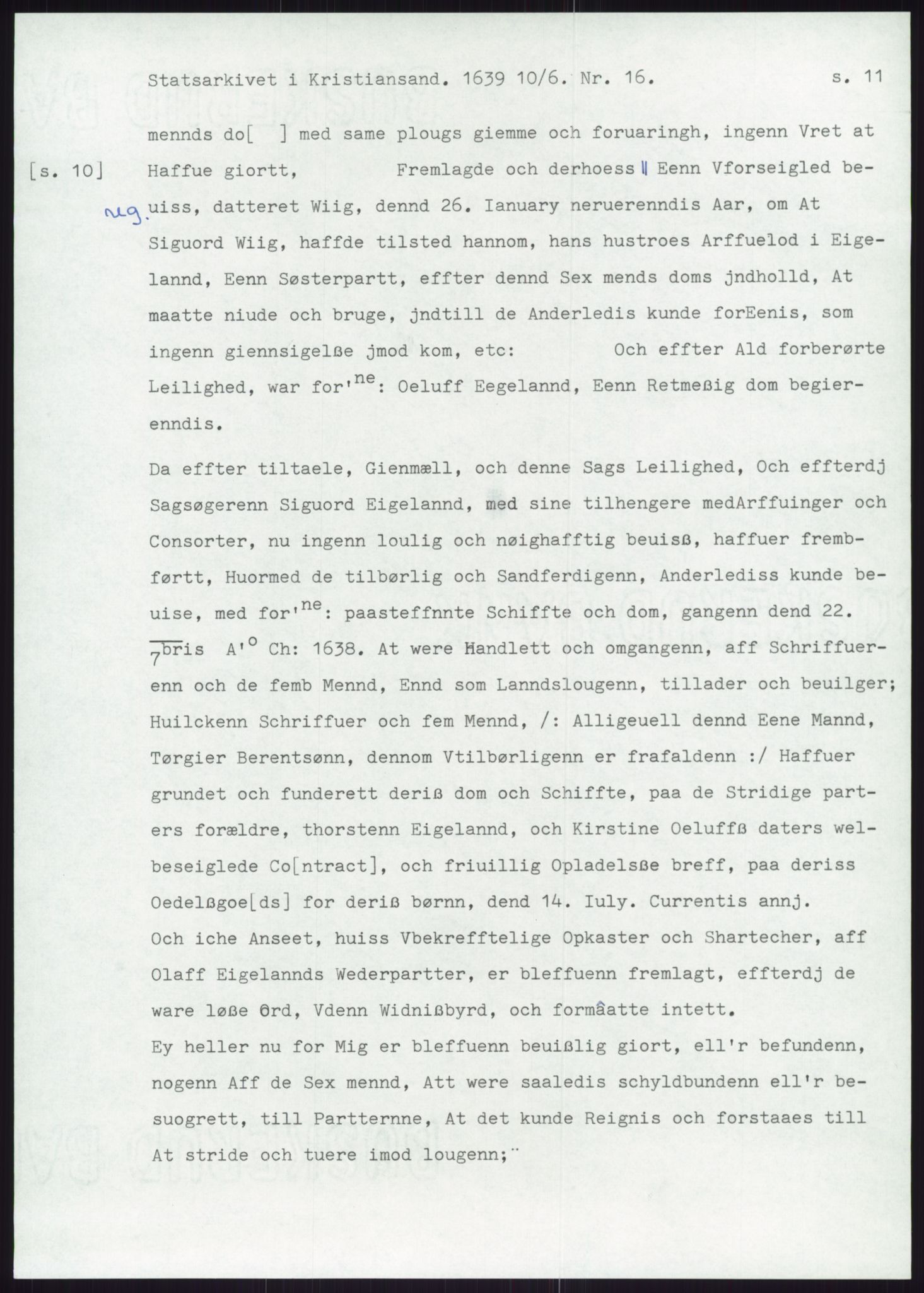 Samlinger til kildeutgivelse, Diplomavskriftsamlingen, RA/EA-4053/H/Ha, p. 3026