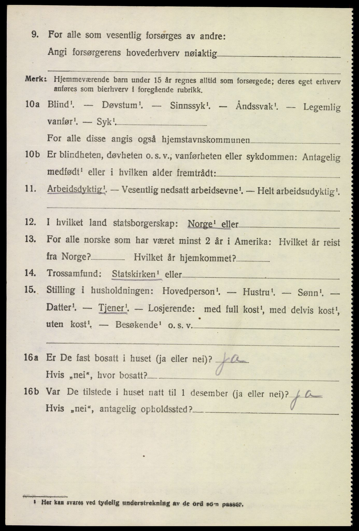 SAH, 1920 census for Stange, 1920, p. 5400