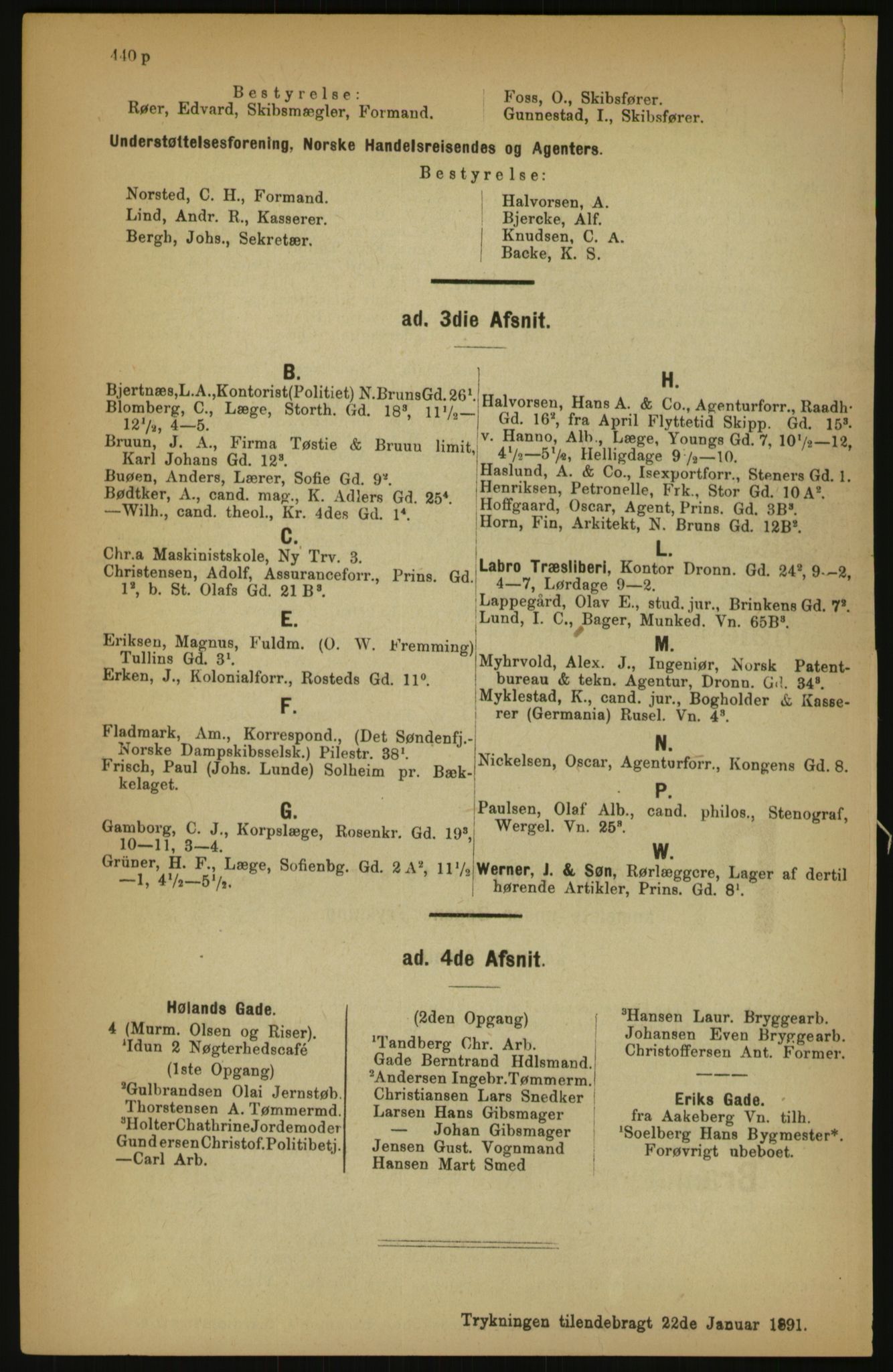 Kristiania/Oslo adressebok, PUBL/-, 1891, p. 440p