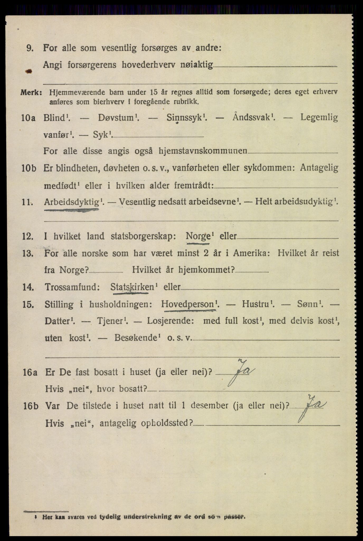 SAH, 1920 census for Øvre Rendal, 1920, p. 1520