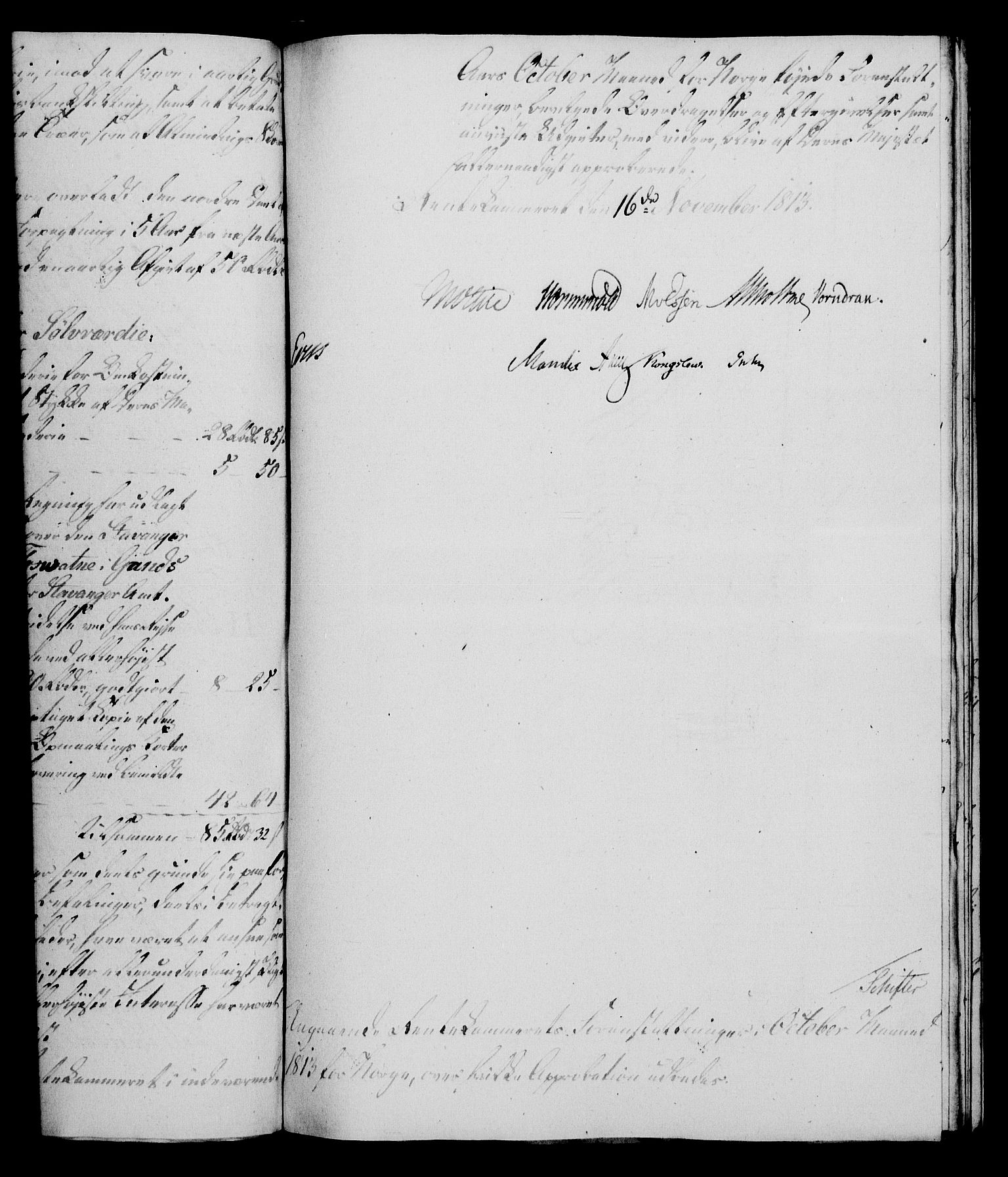 Rentekammeret, Kammerkanselliet, AV/RA-EA-3111/G/Gf/Gfa/L0095: Norsk relasjons- og resolusjonsprotokoll (merket RK 52.95), 1813-1814, p. 521