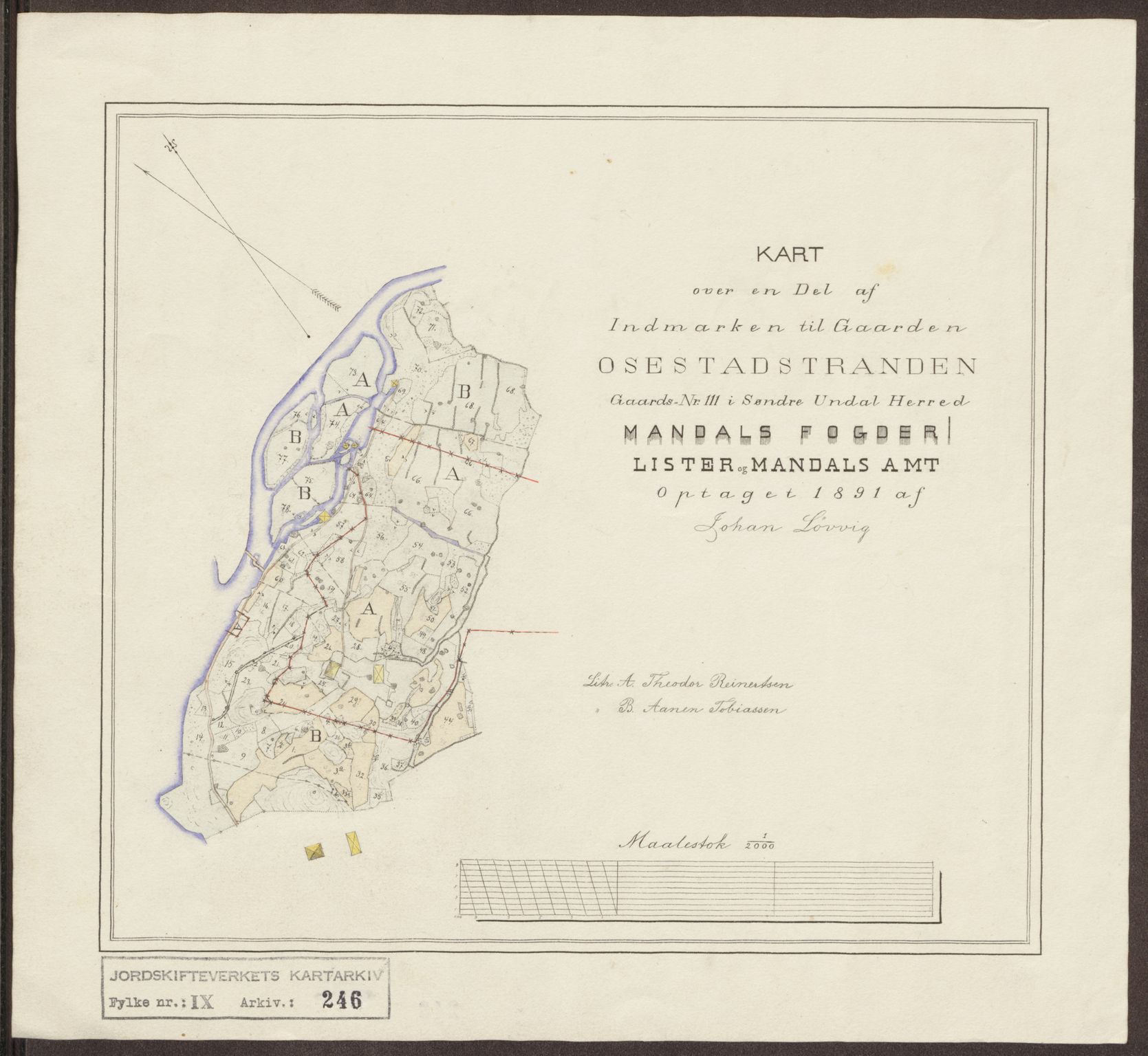 Jordskifteverkets kartarkiv, RA/S-3929/T, 1859-1988, p. 290