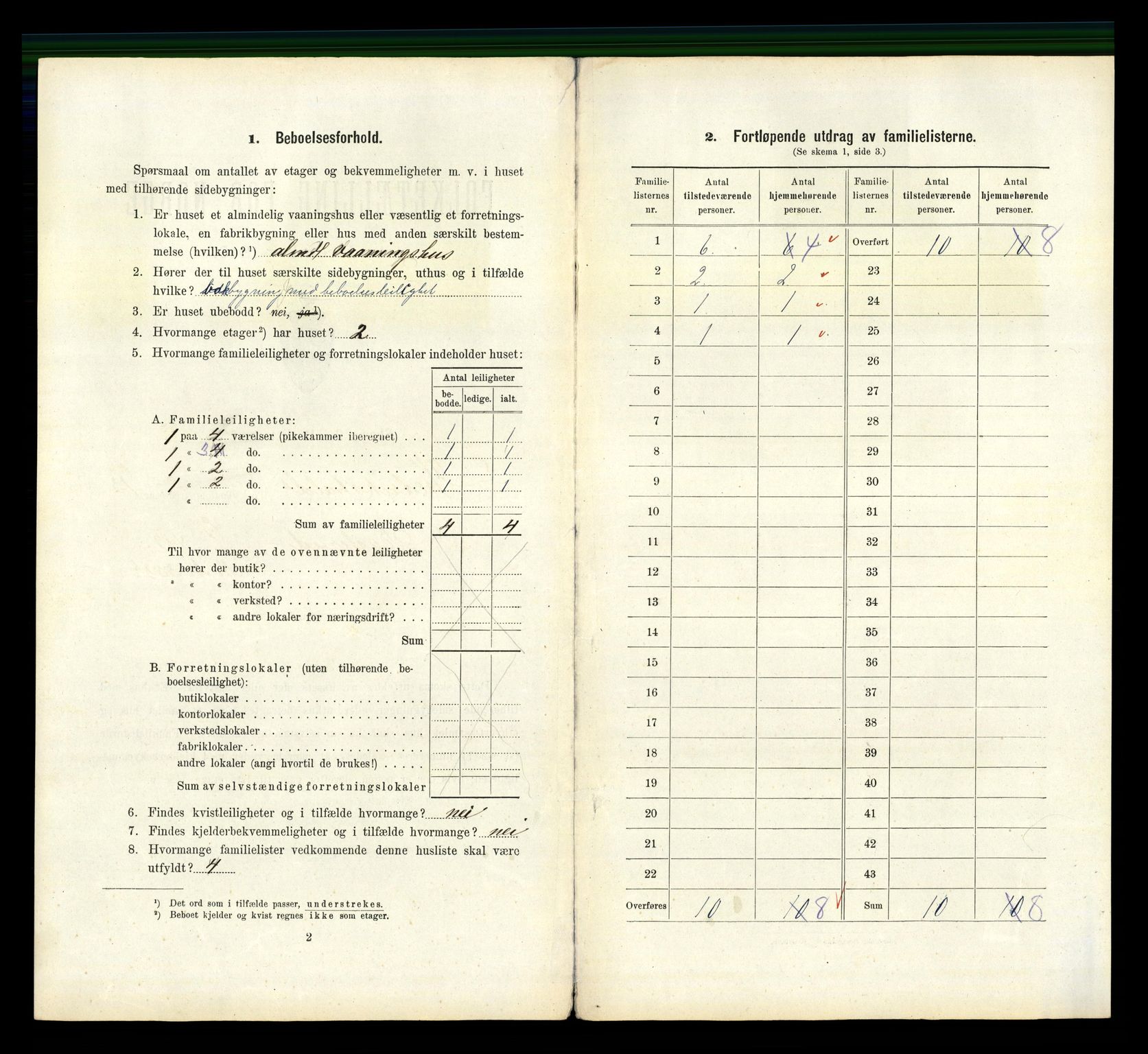 RA, 1910 census for Fredrikshald, 1910, p. 4307