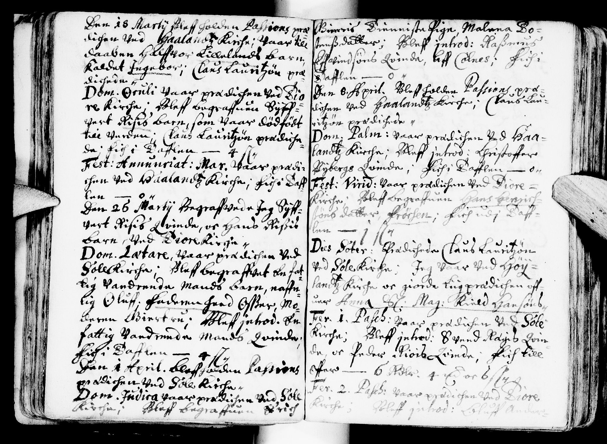 Håland sokneprestkontor, AV/SAST-A-101802/001/30BA/L0001: Parish register (official) no. A 1, 1671-1722