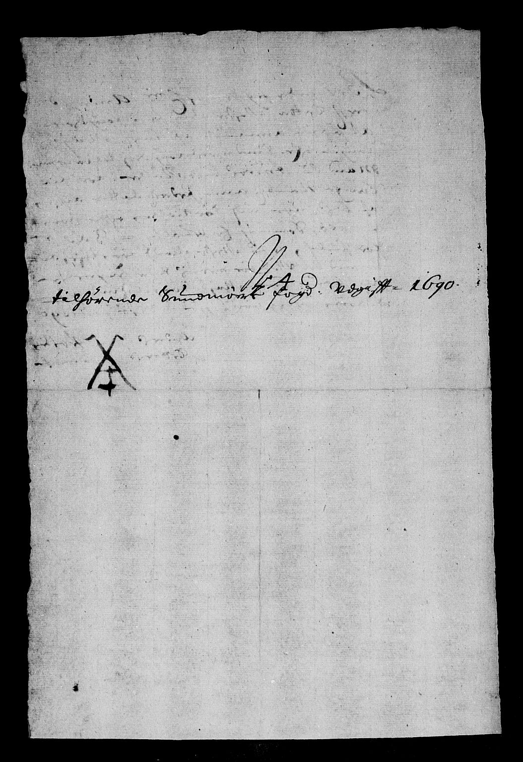 Rentekammeret inntil 1814, Reviderte regnskaper, Stiftamtstueregnskaper, Bergen stiftamt, AV/RA-EA-6043/R/Rc/L0093: Bergen stiftamt, 1690