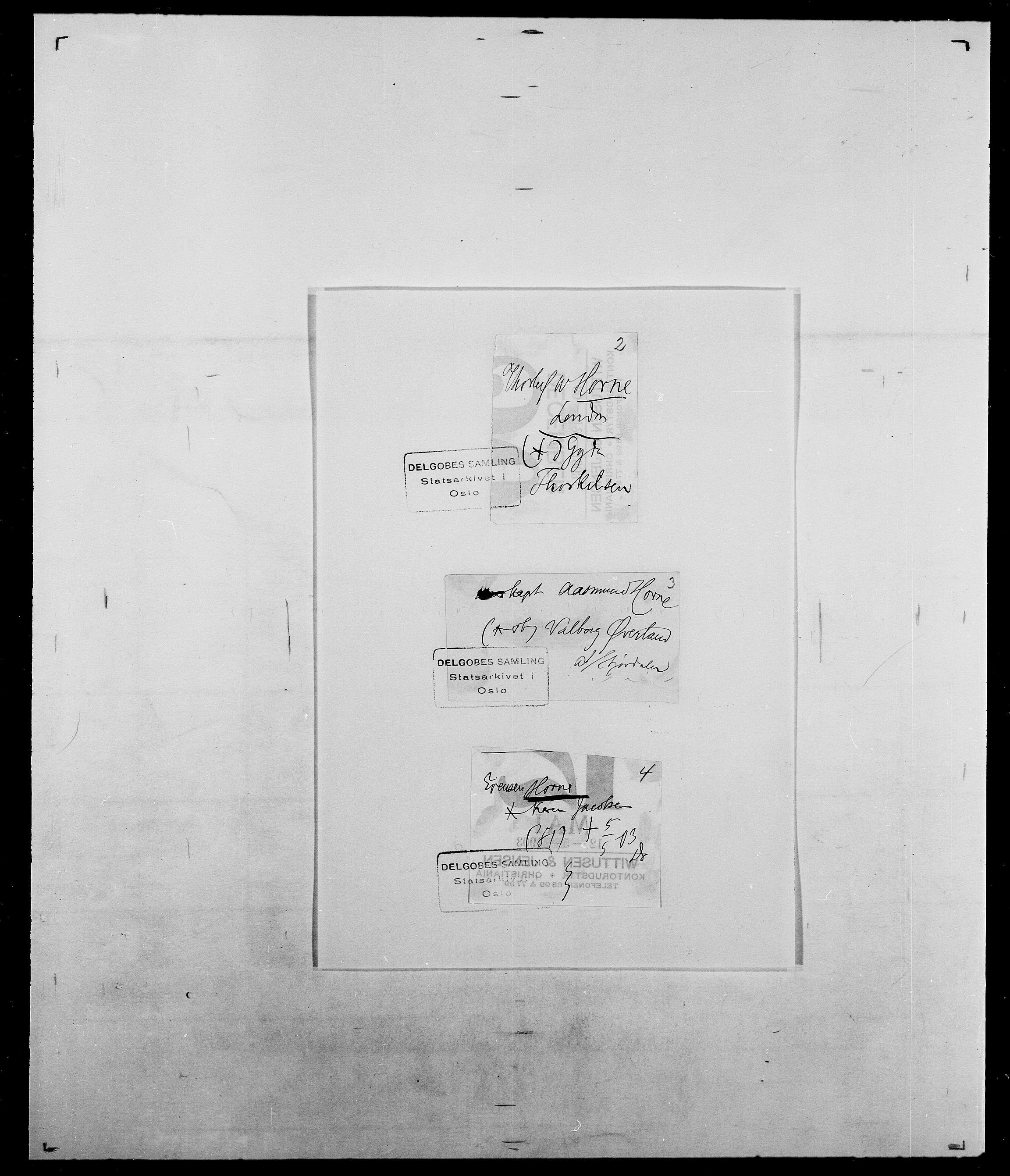 Delgobe, Charles Antoine - samling, AV/SAO-PAO-0038/D/Da/L0018: Hoch - Howert, p. 947