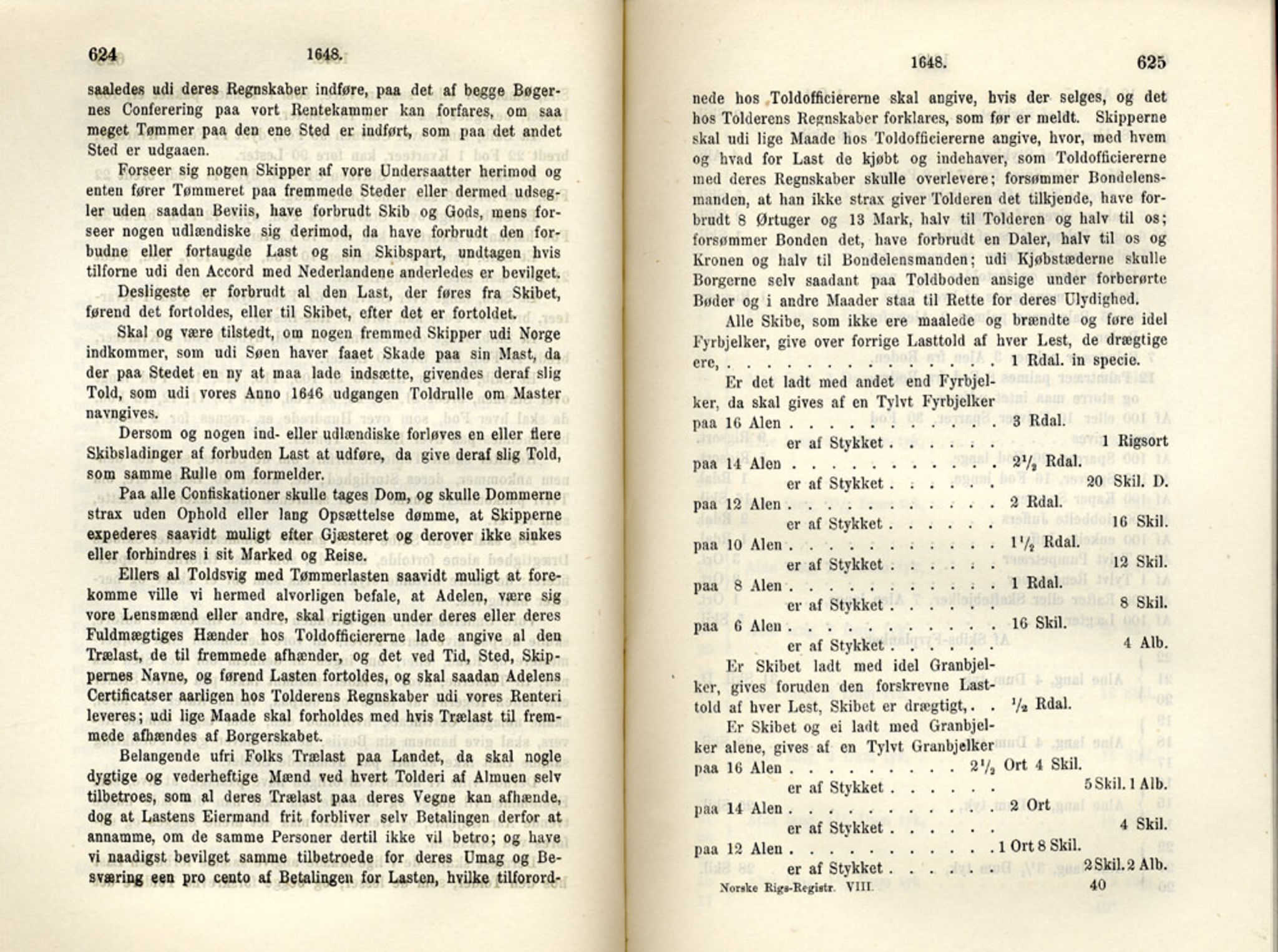 Publikasjoner utgitt av Det Norske Historiske Kildeskriftfond, PUBL/-/-/-: Norske Rigs-Registranter, bind 8, 1641-1648, p. 624-625