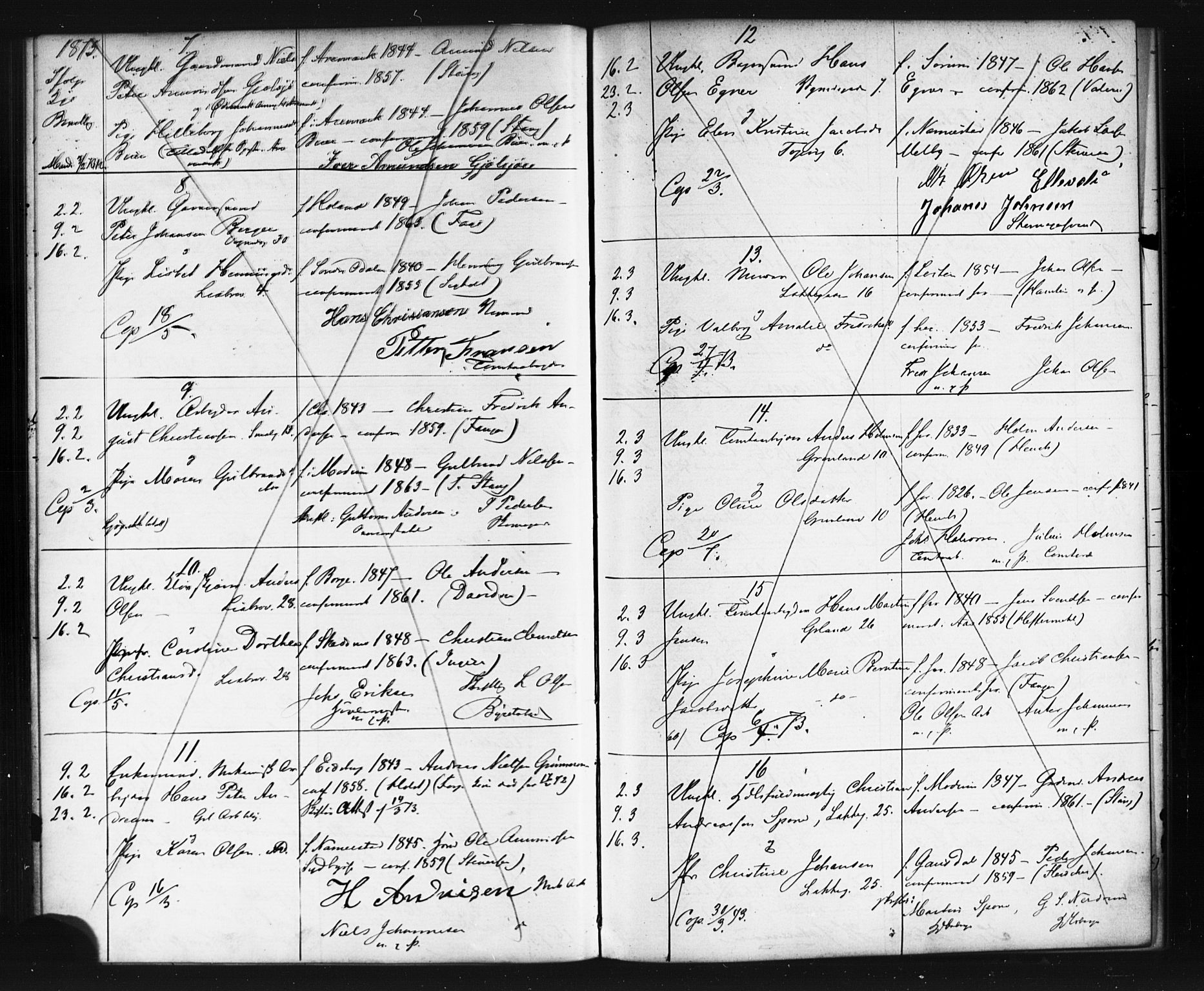 Grønland prestekontor Kirkebøker, AV/SAO-A-10848/G/Ga/L0002: Parish register (copy) no. 2, 1861-1863