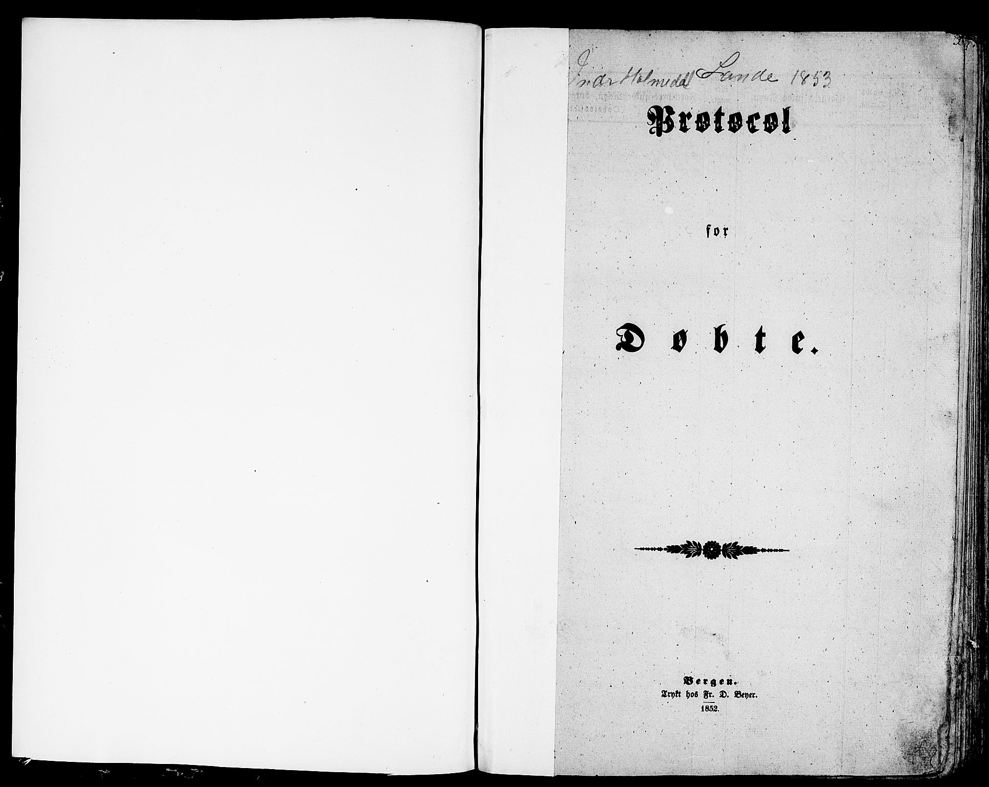 Gaular sokneprestembete, AV/SAB-A-80001/H/Hab: Parish register (copy) no. A 1, 1853-1864, p. 3