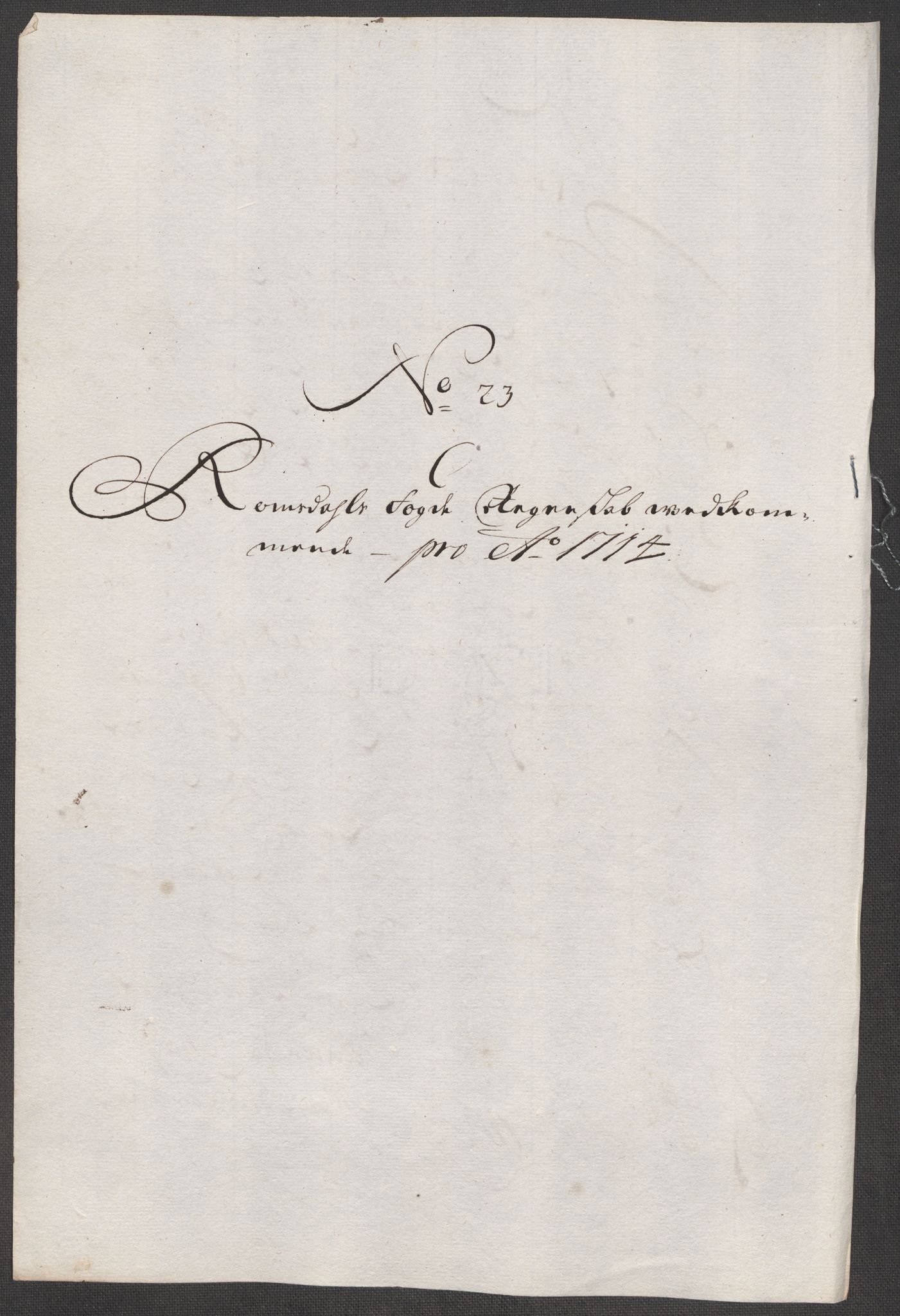 Rentekammeret inntil 1814, Reviderte regnskaper, Fogderegnskap, AV/RA-EA-4092/R55/L3662: Fogderegnskap Romsdal, 1713-1714, p. 433