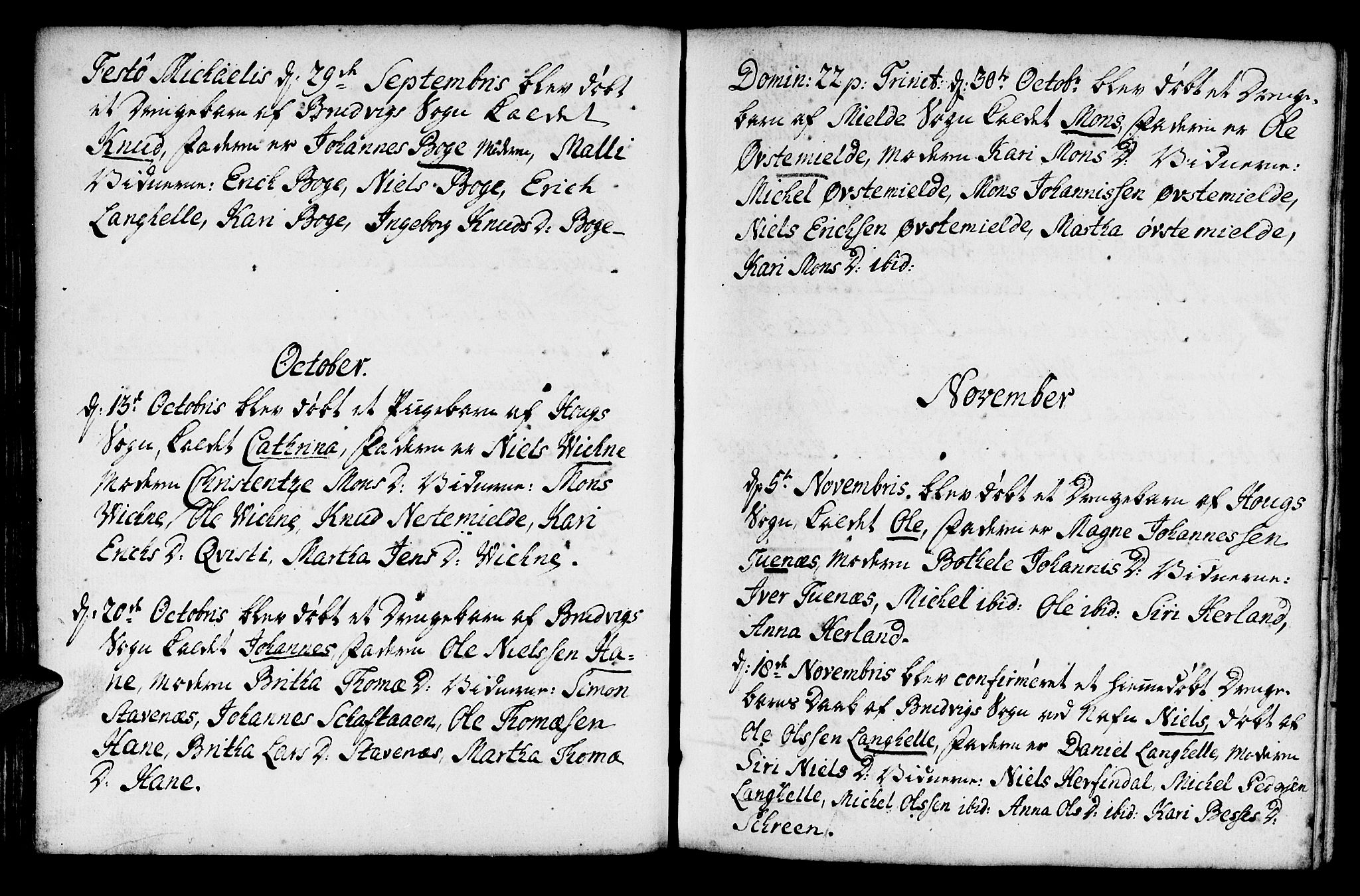 Haus sokneprestembete, AV/SAB-A-75601/H/Haa: Parish register (official) no. A 8, 1754-1769, p. 68