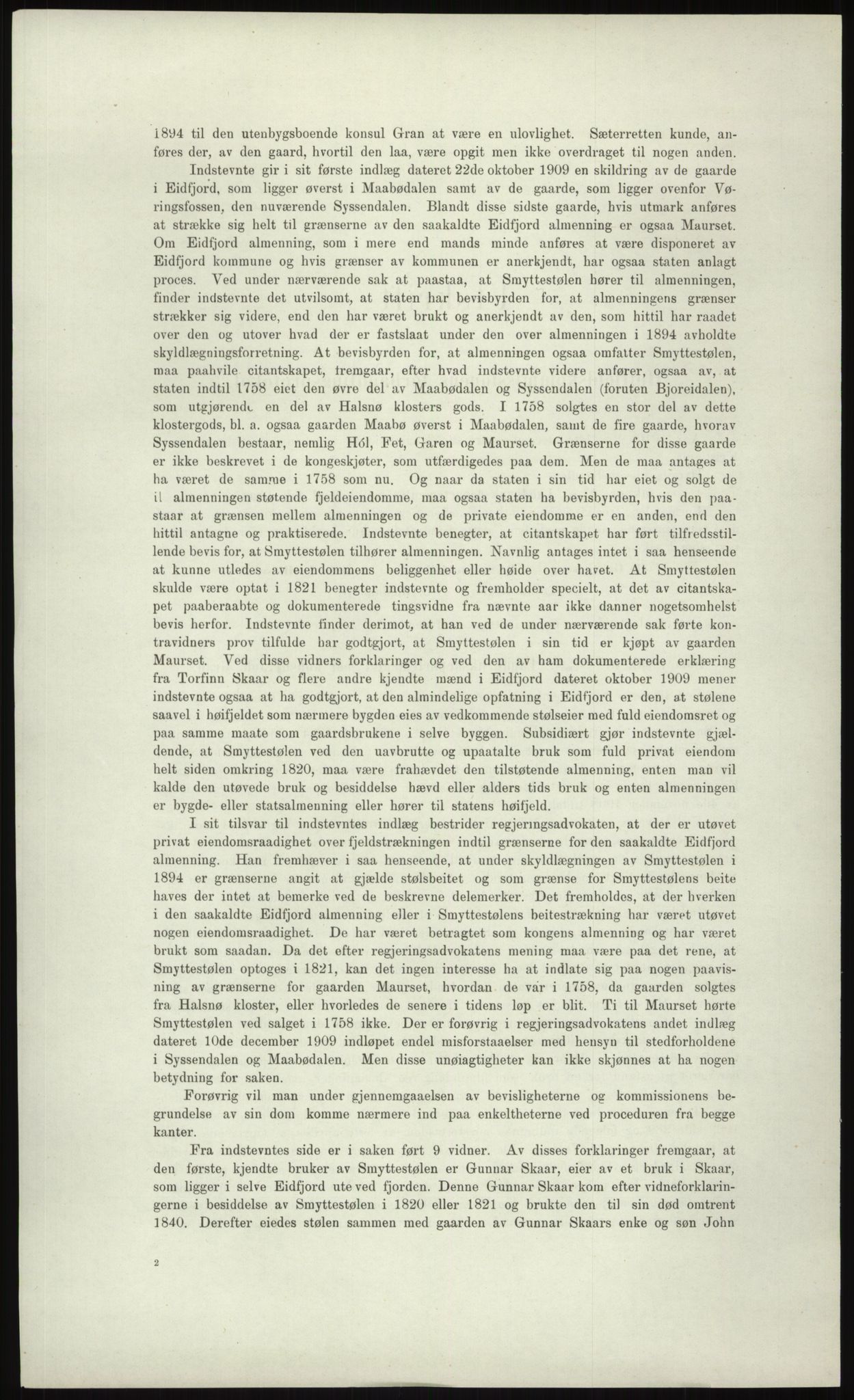 Høyfjellskommisjonen, AV/RA-S-1546/X/Xa/L0001: Nr. 1-33, 1909-1953, p. 466