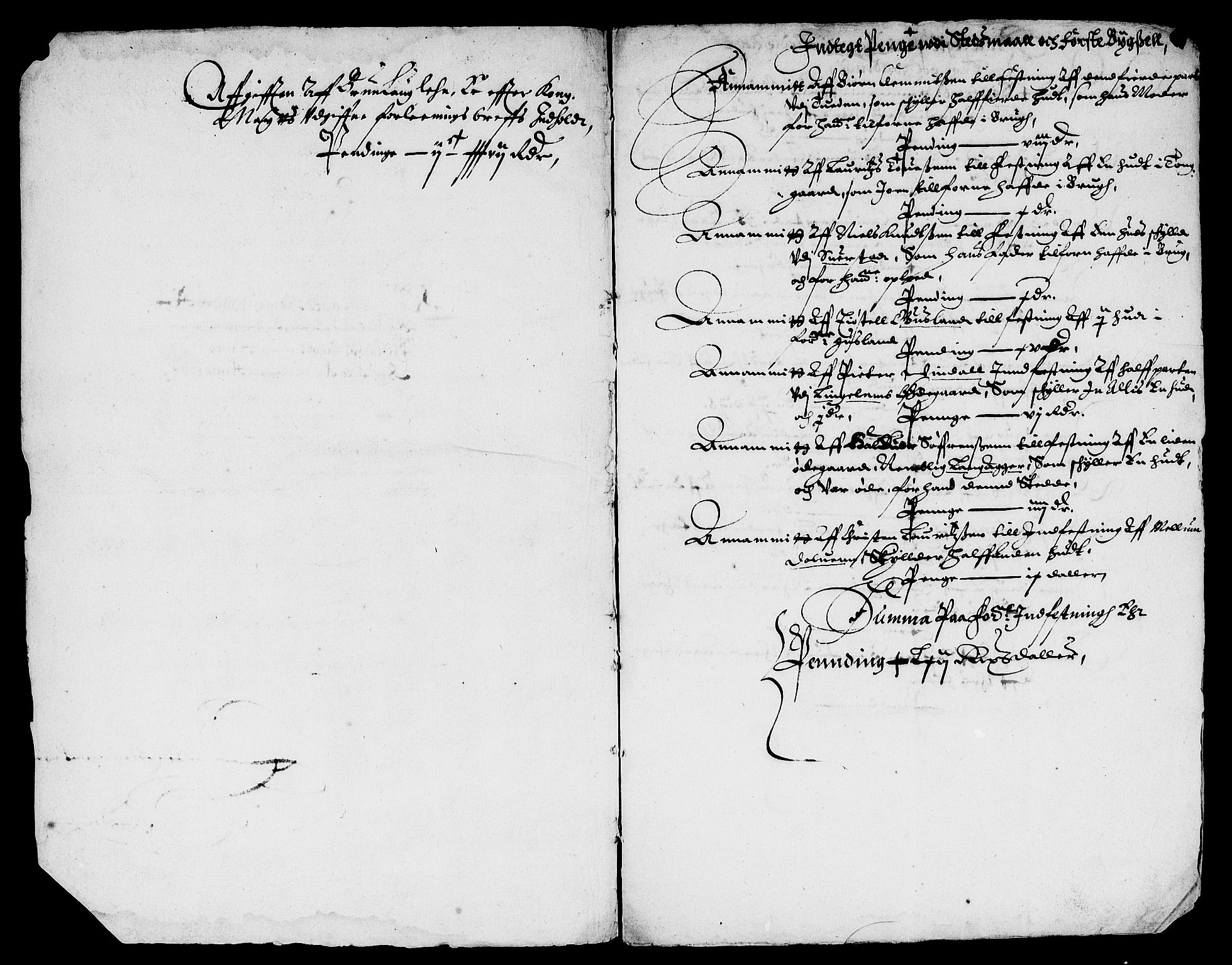 Rentekammeret inntil 1814, Reviderte regnskaper, Lensregnskaper, AV/RA-EA-5023/R/Rb/Rbl/L0006: Brunla len med Eiker len 1626-37, 1635-1638
